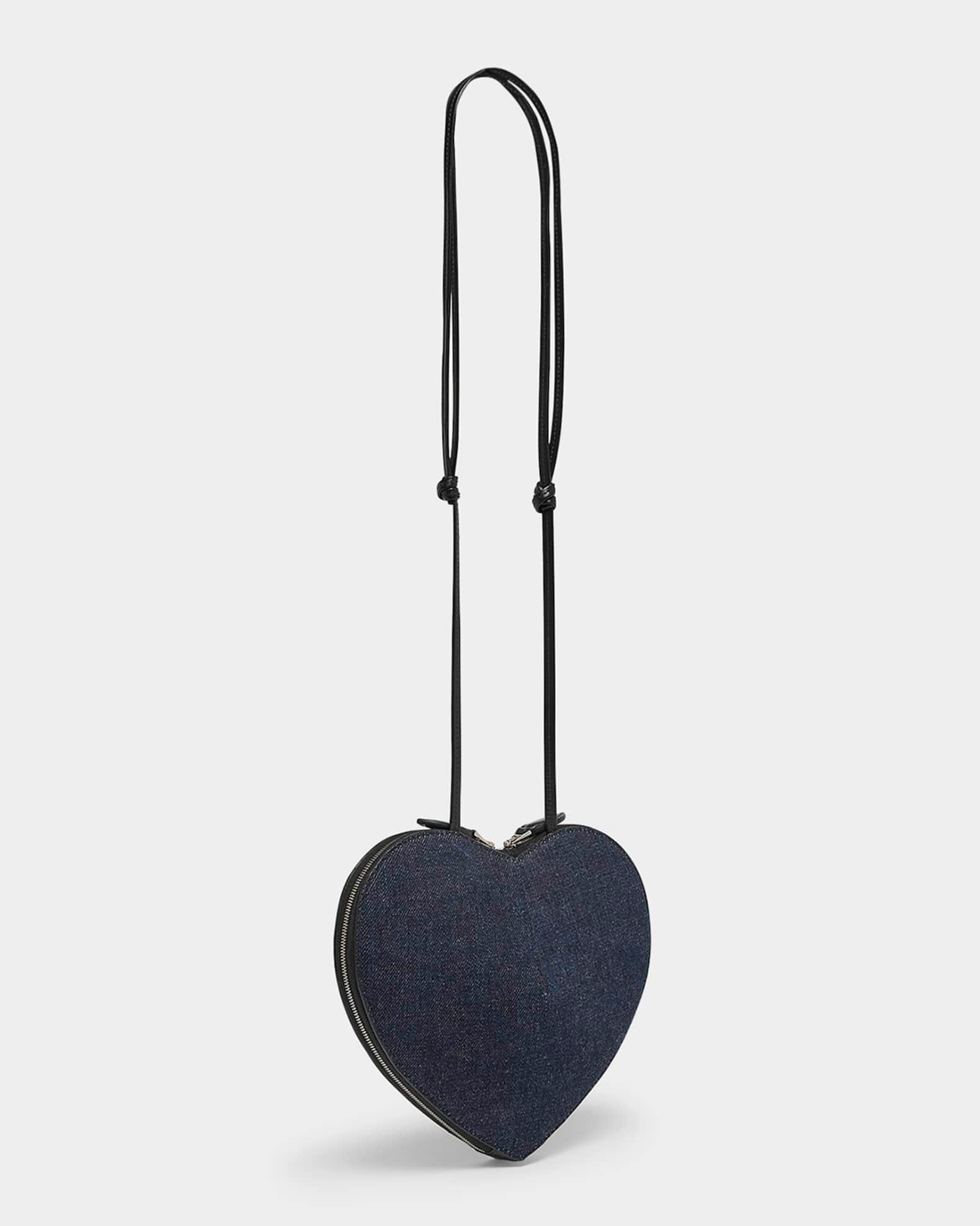 Le Coeur Crossbody Bag in Denim  Product Image