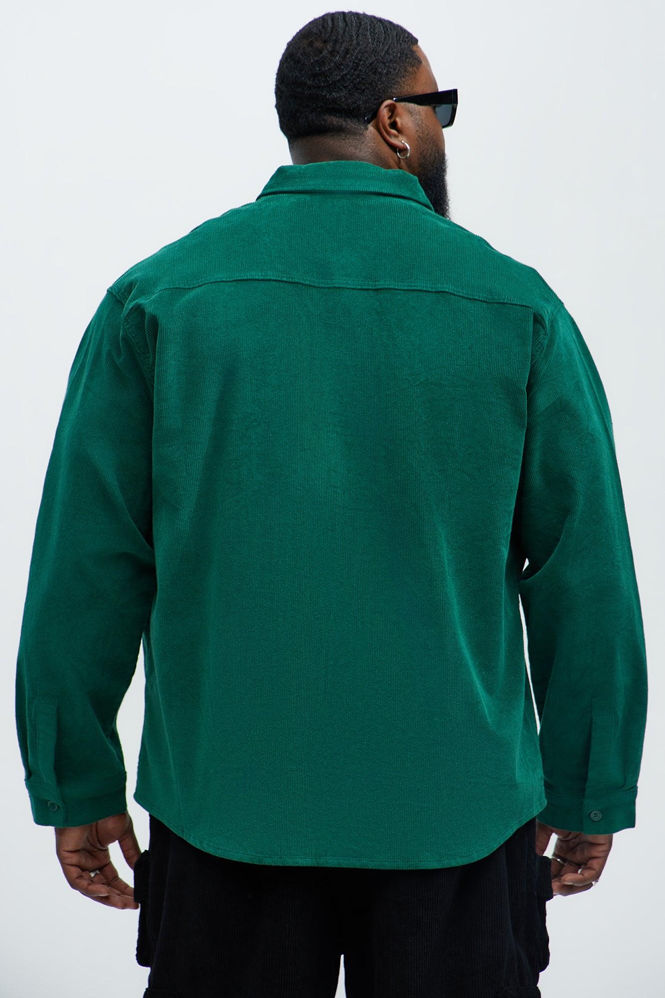 Hanlon Corduroy Shirt - Green Product Image