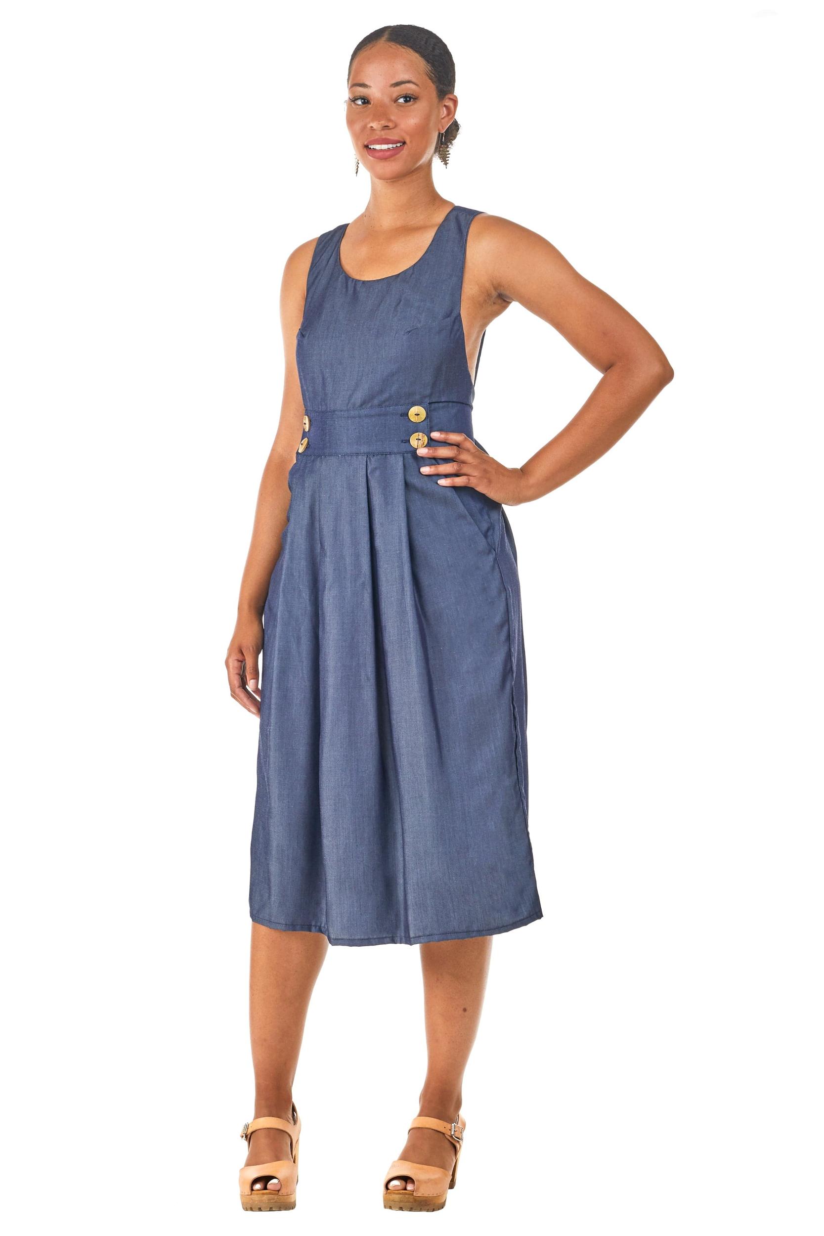 Brigid Jumper in Indigo Tencel Product Image