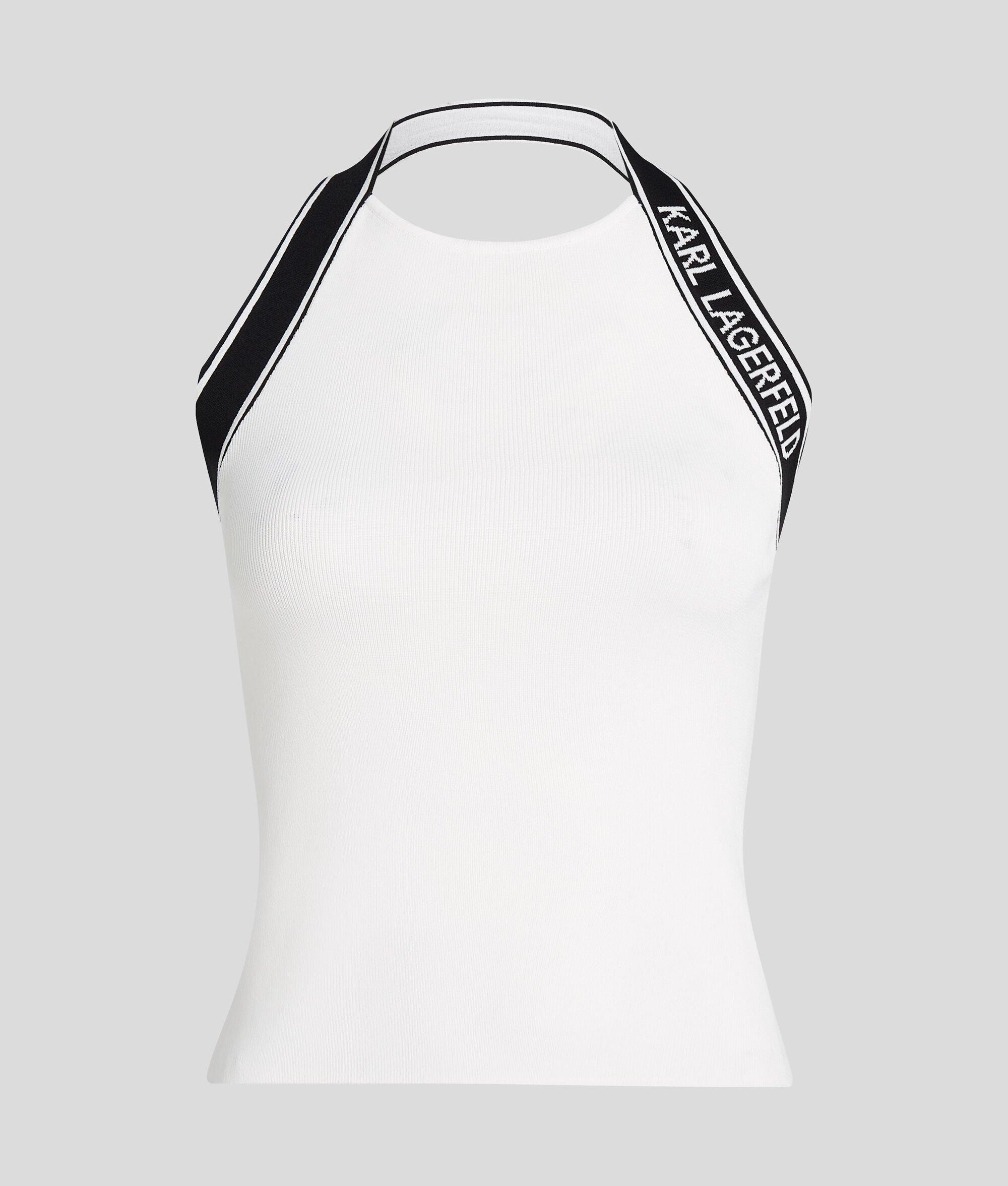 KARL LOGO HALTER TOP Product Image