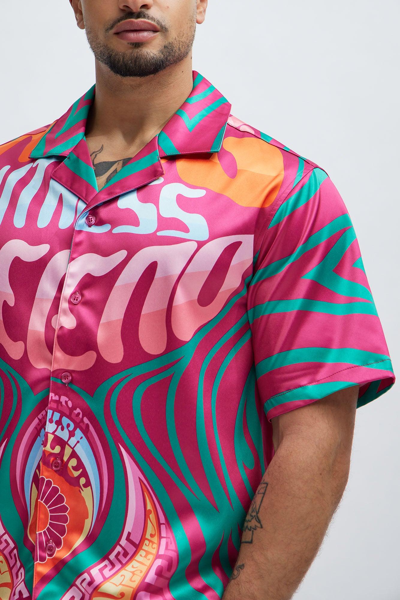 Eyes On Medusa Shirt - Fuchsia/combo Product Image