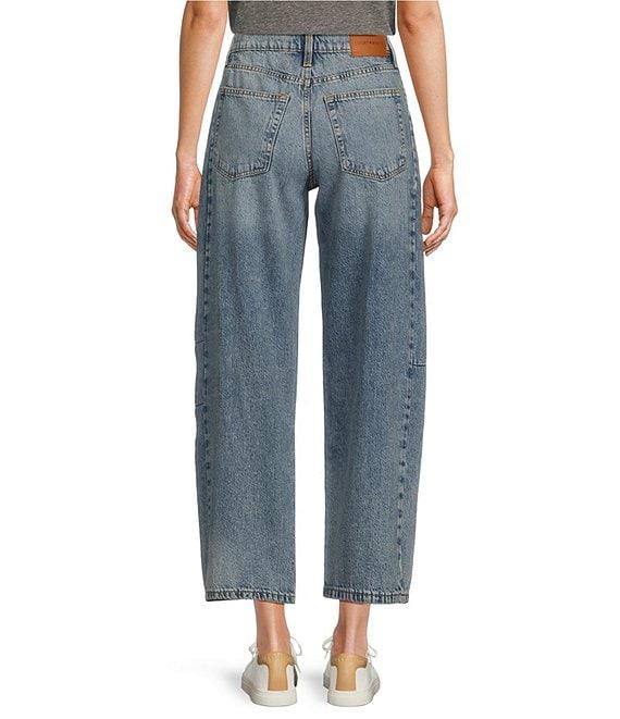 Lucky Brand High-Rise Ankle Length Barrel Wide Leg Jeans Product Image