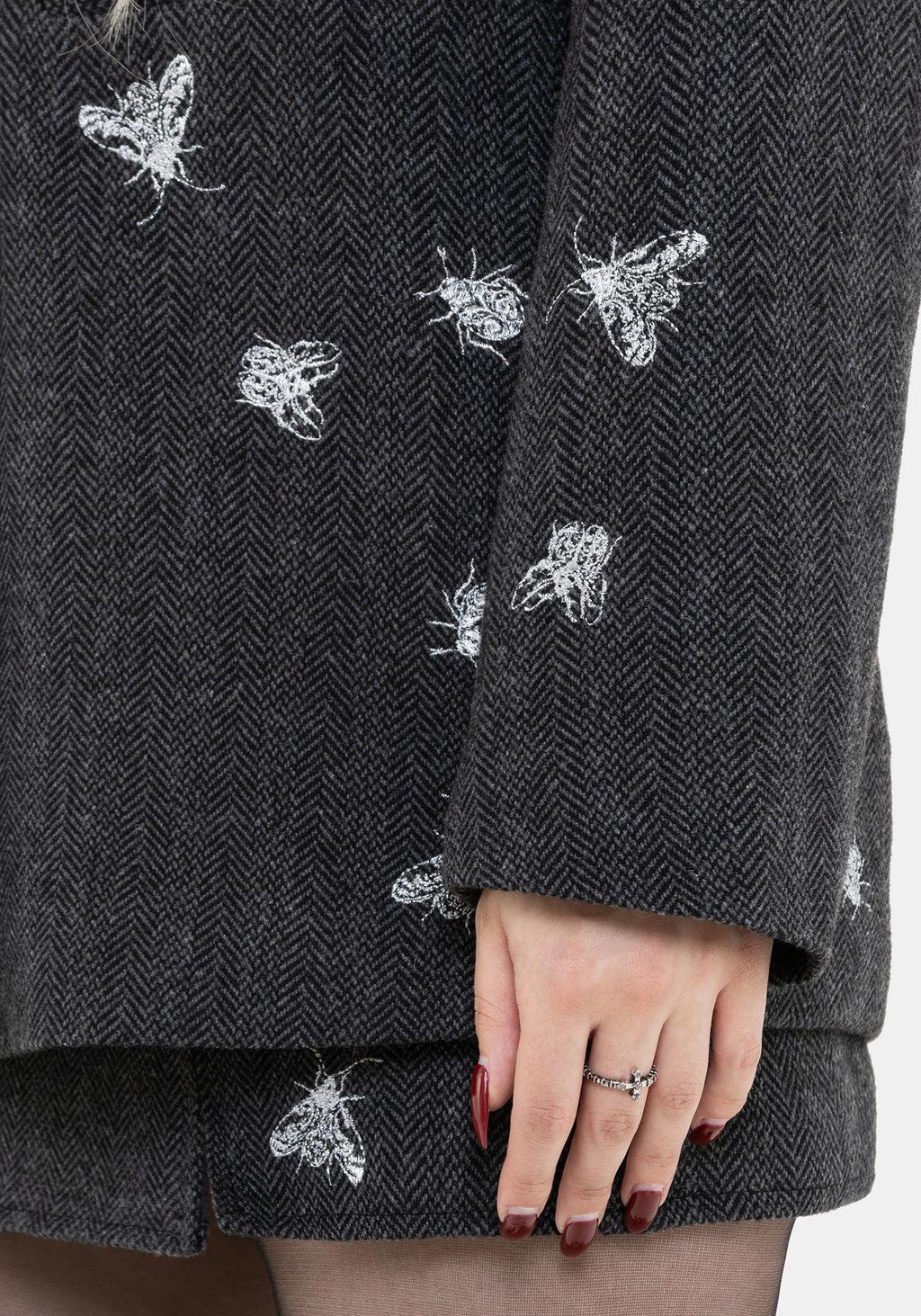 Chrysina Beetle Sequin Embellished Relaxed Blazer Product Image