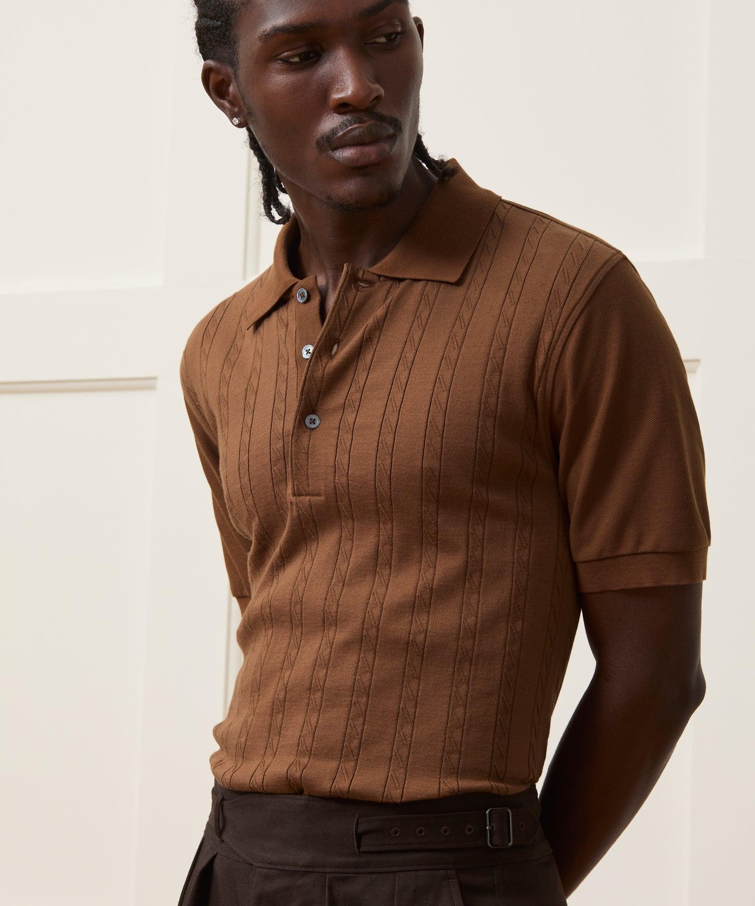 Cotton Cable Polo Product Image