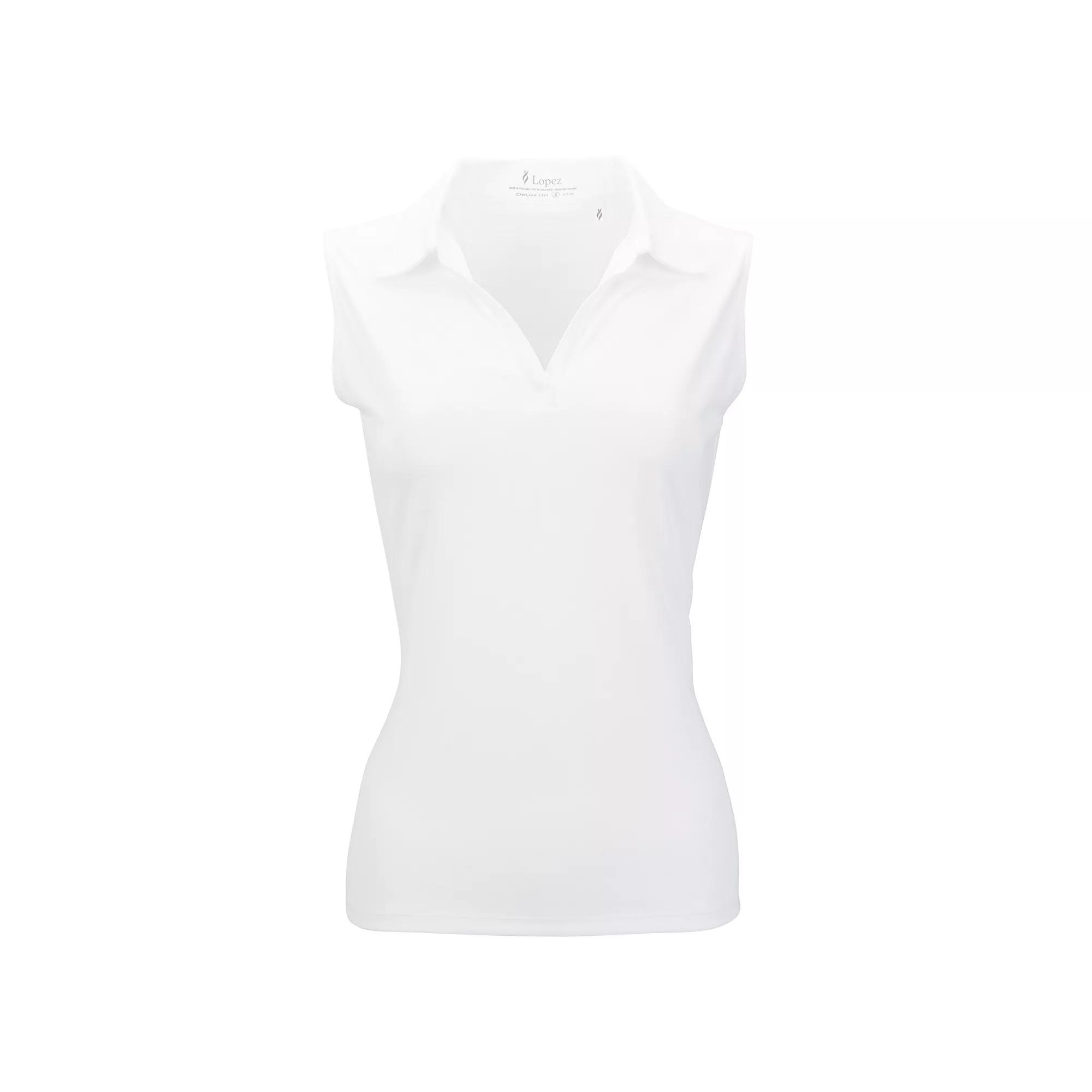 Plus Size Nancy Lopez Sleeveless Polo, Women's, Size: 1XL, Green Product Image