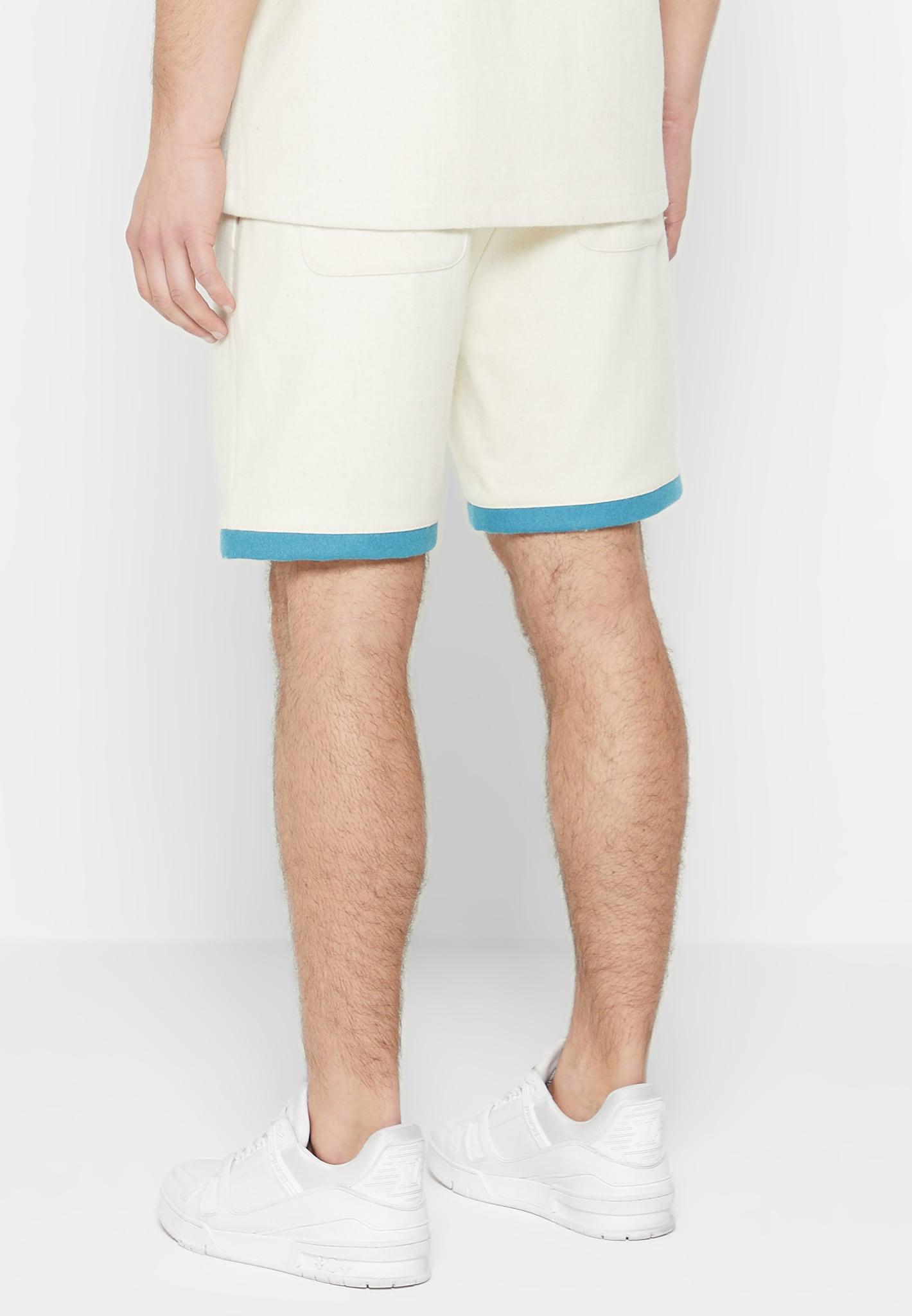 Limited Edition Art Wool Blend Shorts - Cream Male Product Image