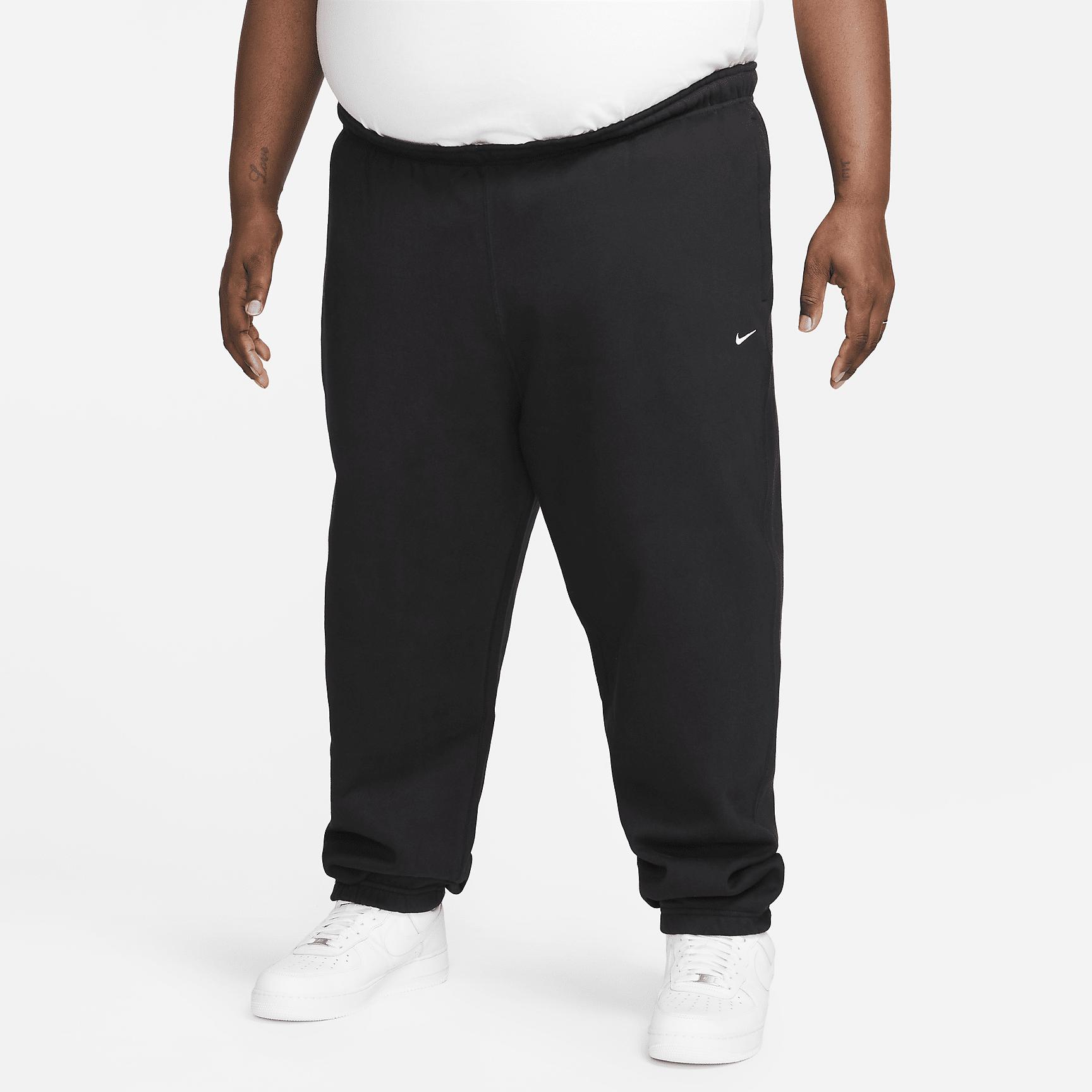 Nike Mens Solo Swoosh Fleece Pants | DX1364-010 Product Image