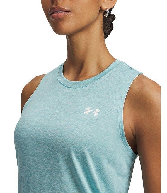 Under Armour Tech™ Crew Neck Sleeveless Twist Tank Top Product Image