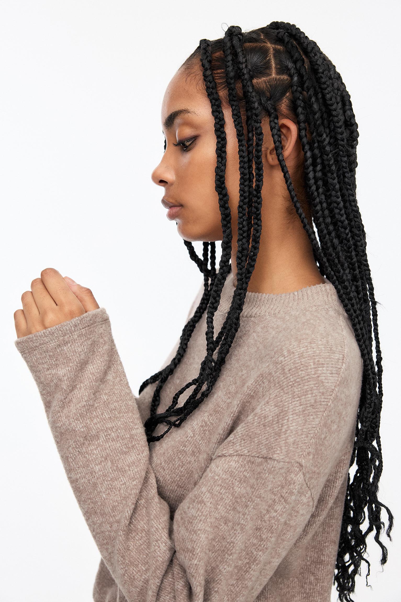 Soft touch cropped sweater Product Image