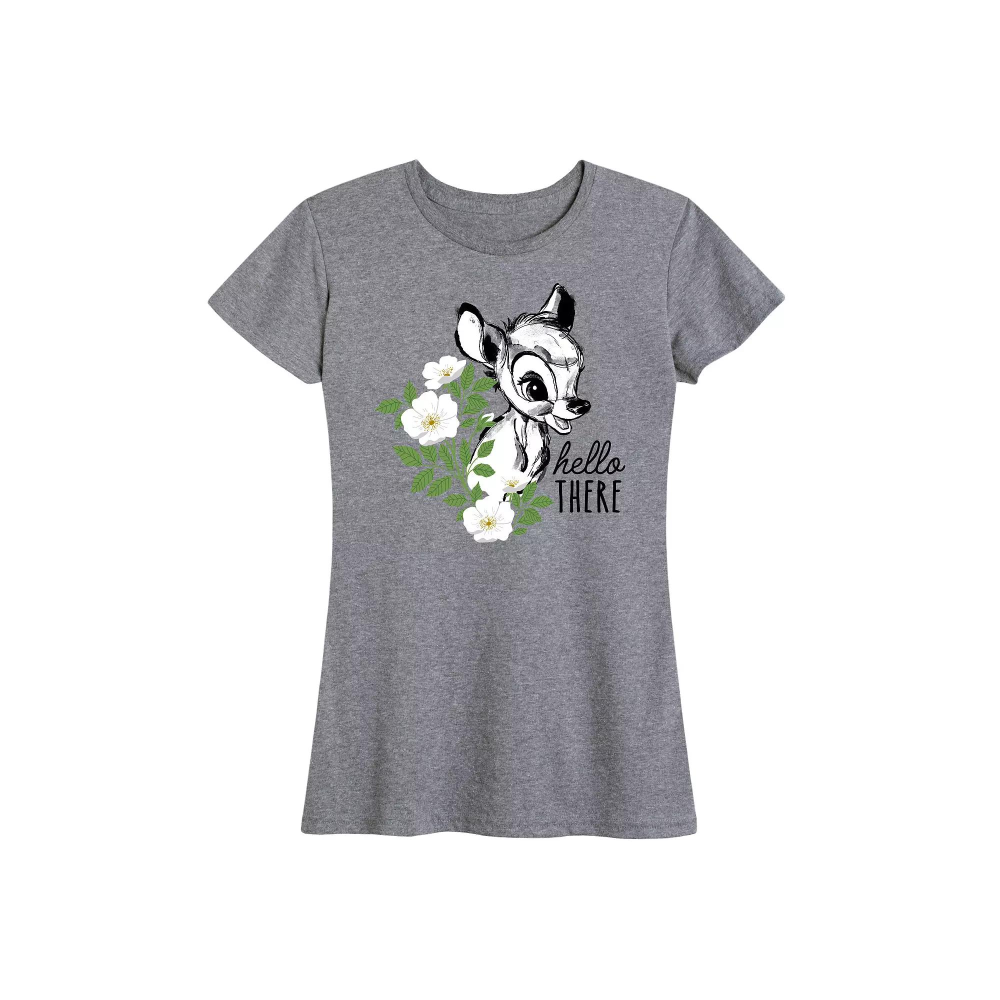 Disney's Bambi Women's Hello There Graphic Tee,  Product Image