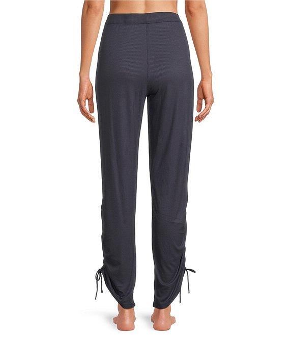 UGG Vyanna Ribbed Knit High Rise Adjustable Coordinating Tie Lounge Pants Product Image