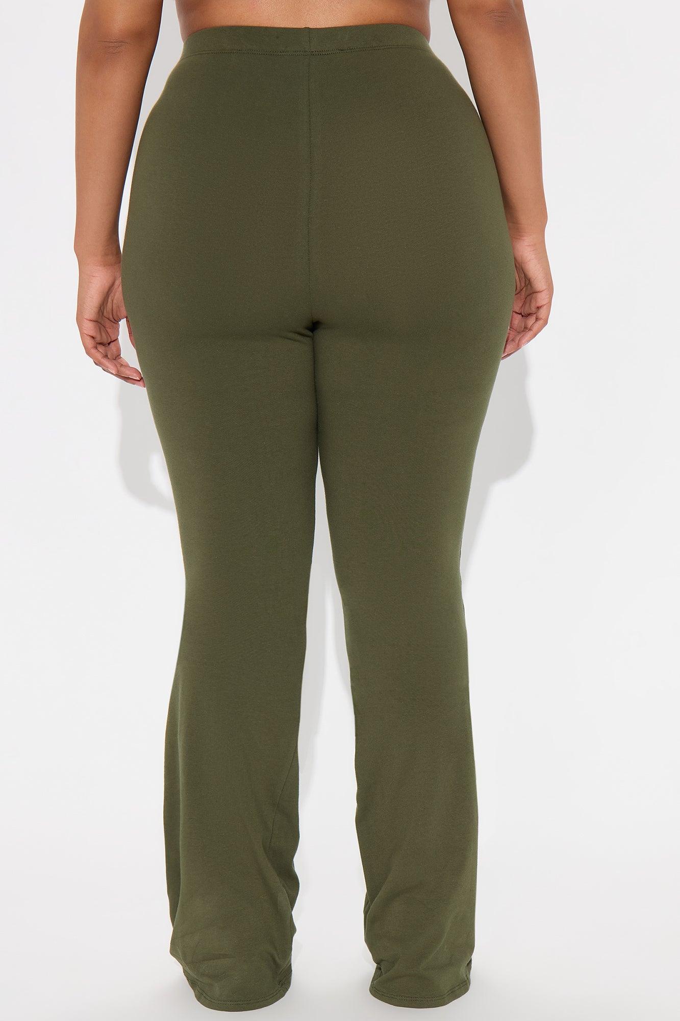 Tall Adriana Flare Pant - Dark Olive Female Product Image