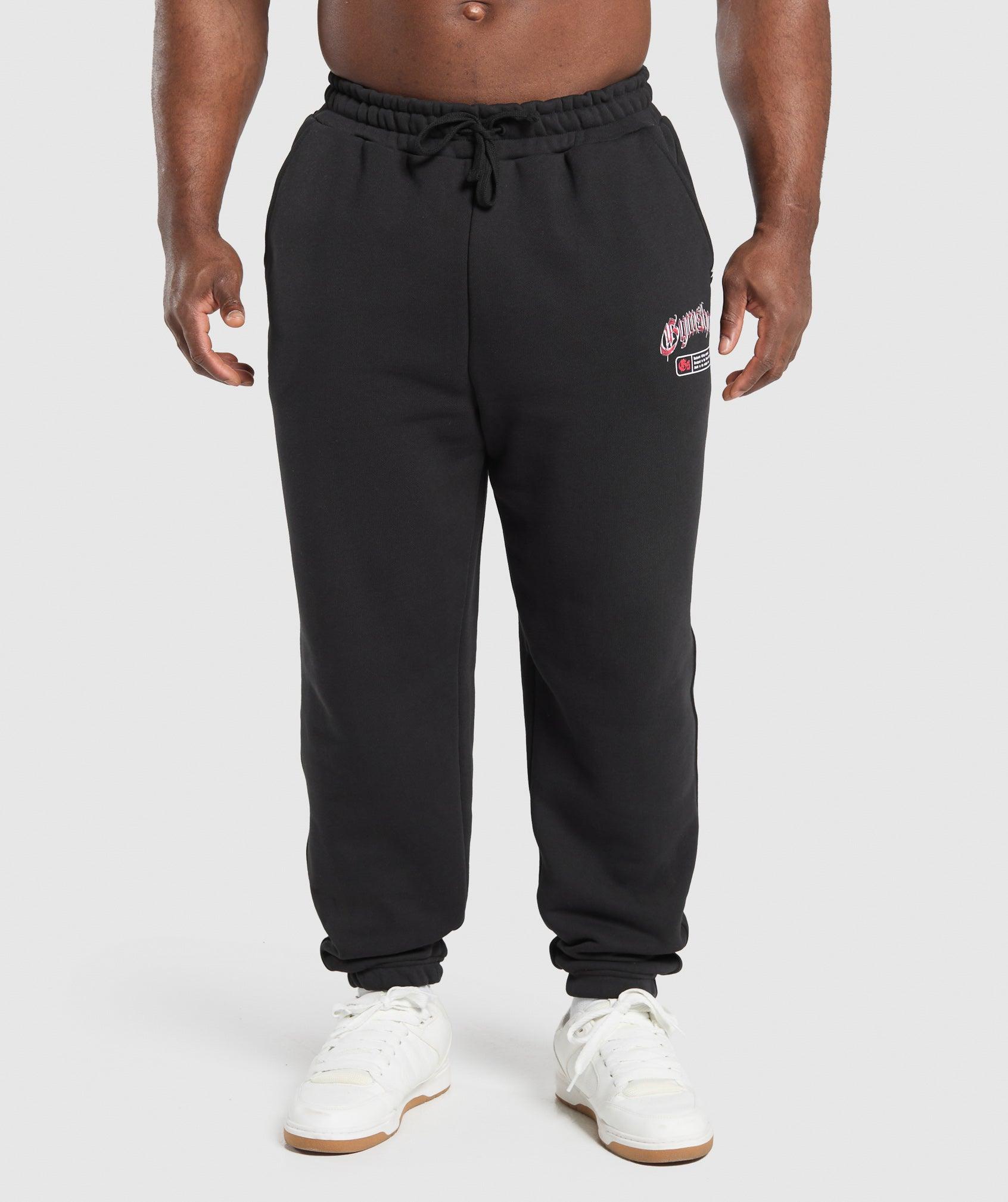 Gymshark Shark Joggers - Black Male Product Image