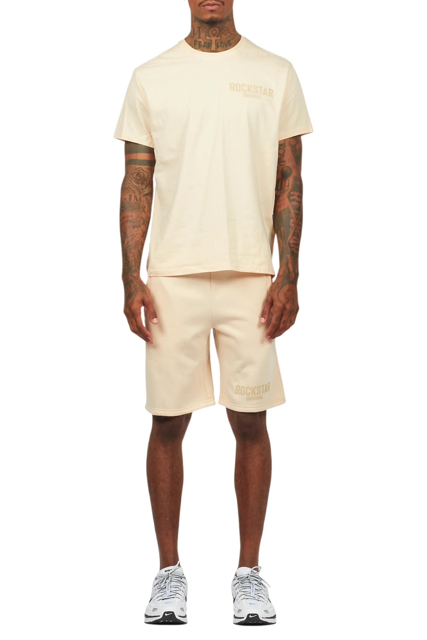 Sana Beige Short Set Male Product Image