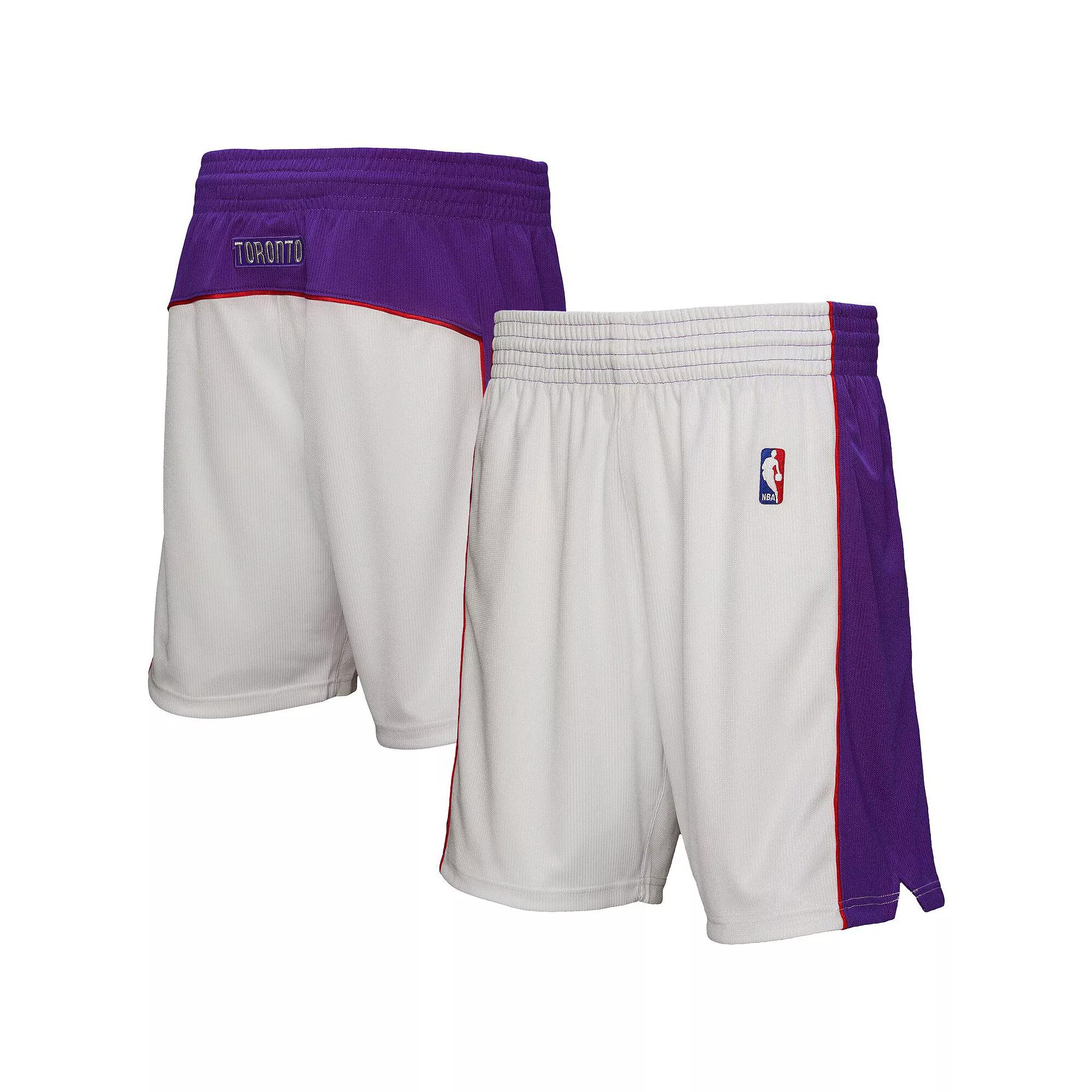 Men's Mitchell & Ness White Toronto Raptors Authentic Shorts, Adult Unisex,  Product Image