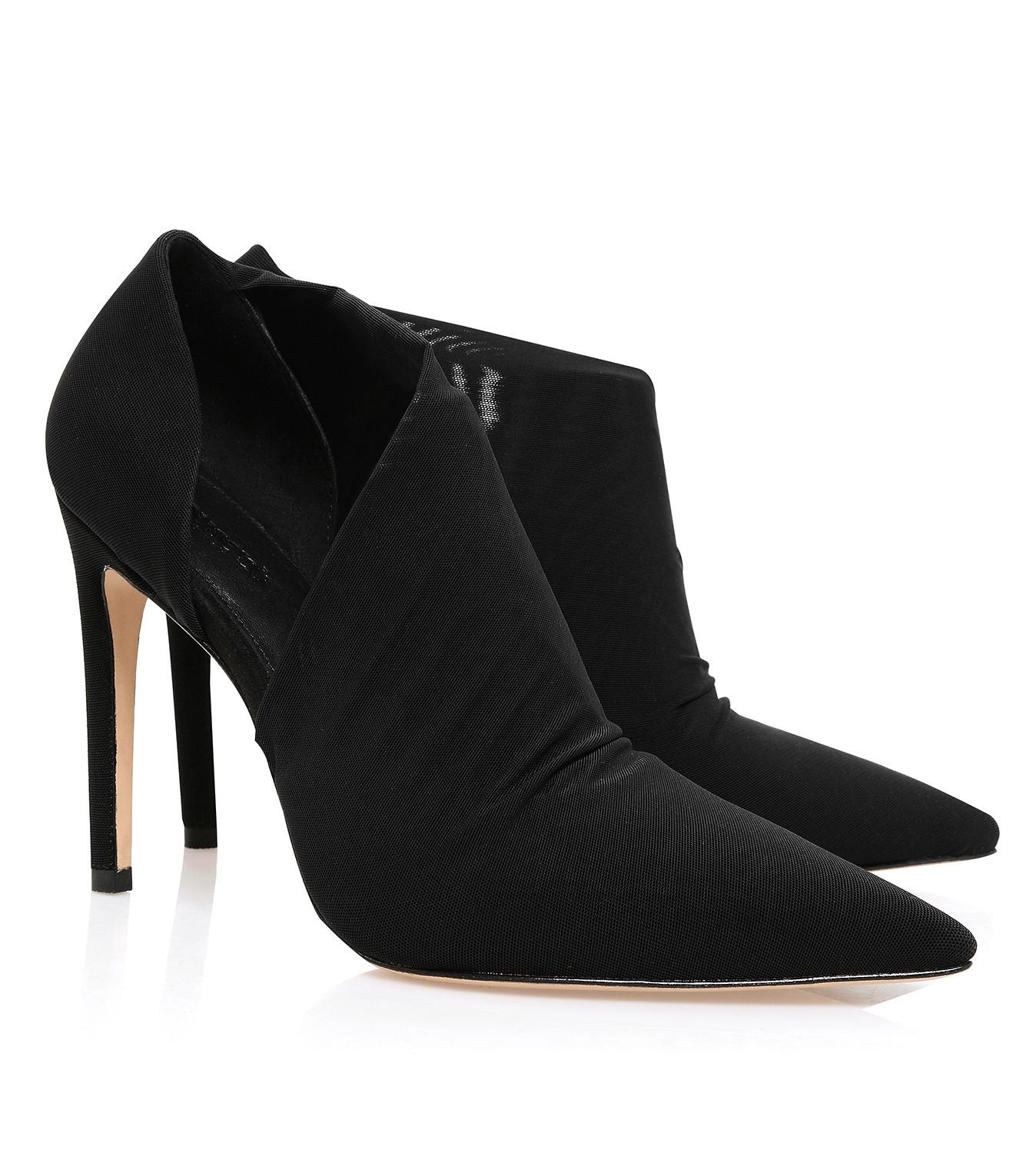 Honor  black sueded cut out heels Product Image