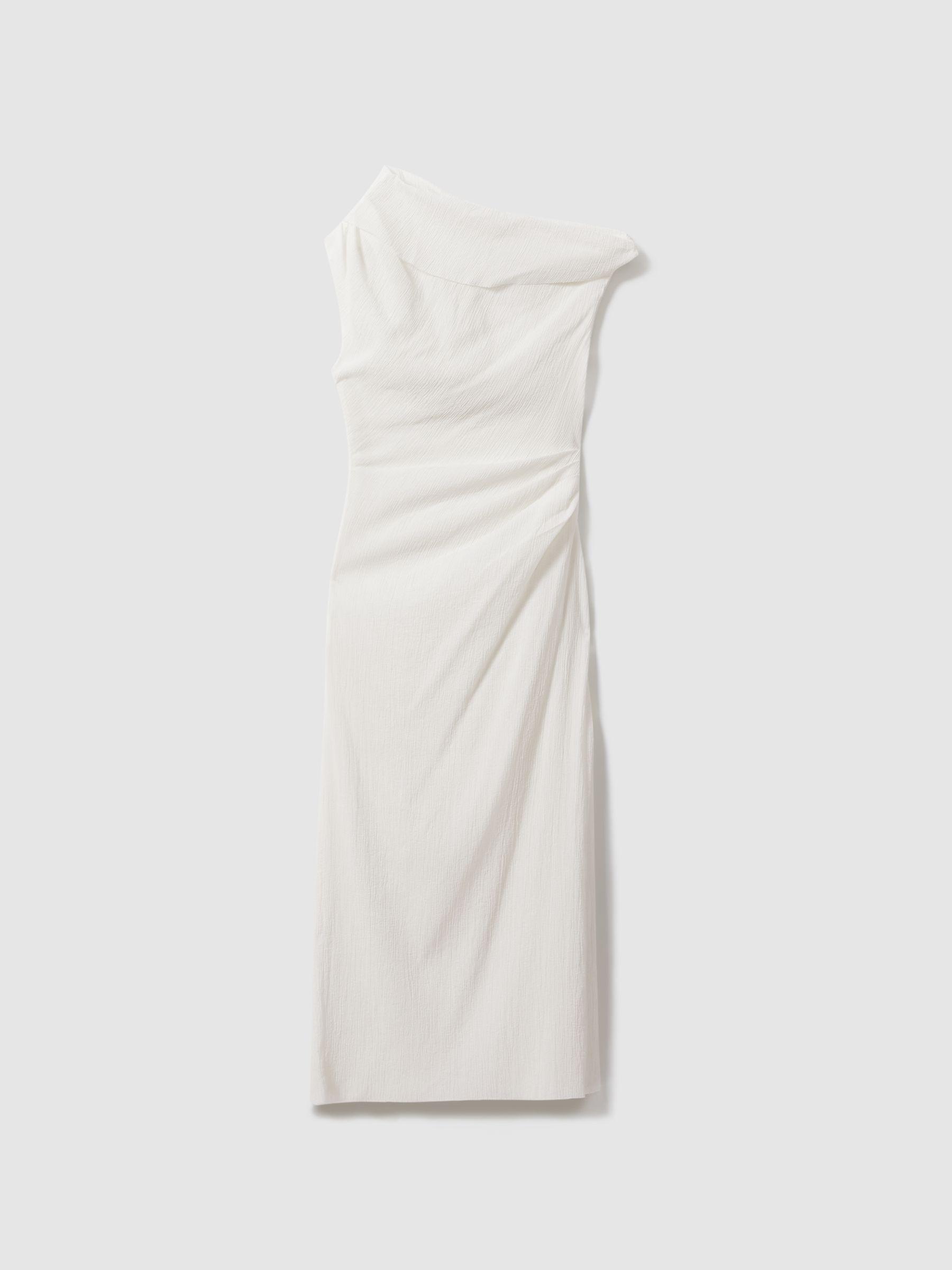 Anna Quan Textured Off-The-Shoulder Maxi Dress in White Product Image
