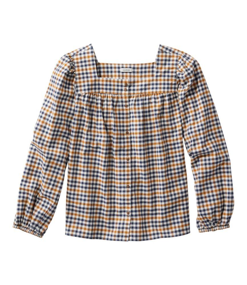 Women's Whisperweight Flannel Shirt, Squareneck Product Image