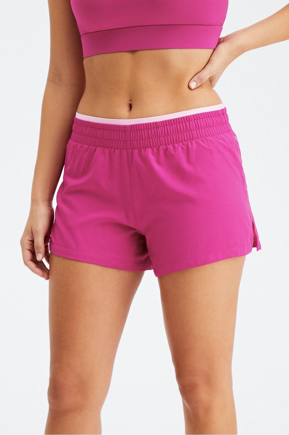 Fabletics Breathe Run Short Womens pink Size XXL Product Image