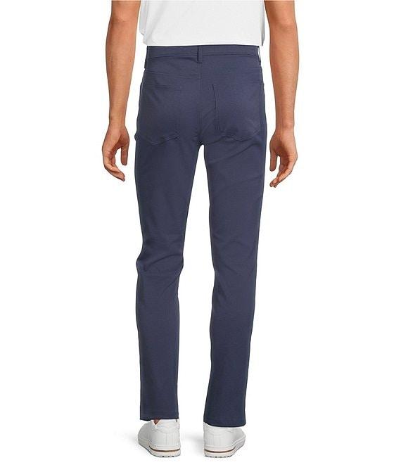 Rowm Rec + Relax Performance Flat Front Solid 4-Way Stretch 5-Pocket Pants Product Image