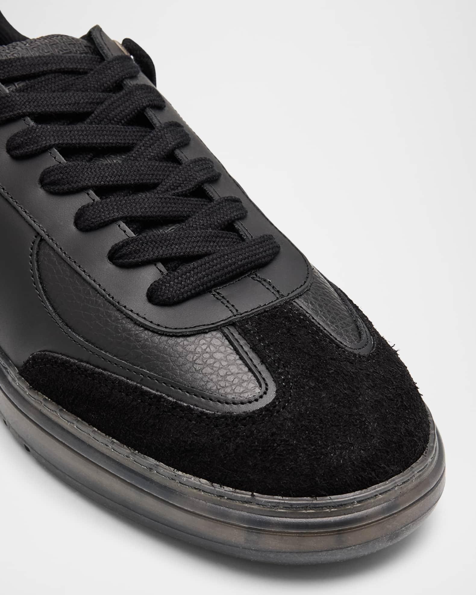 Men's Virtus Mixed-Leather Sneakers Product Image