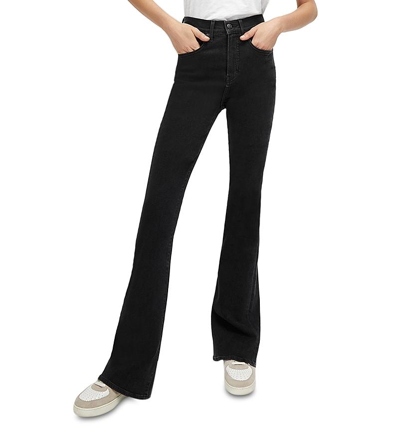 Veronica Beard Beverly High Rise Flare Jeans Product Image