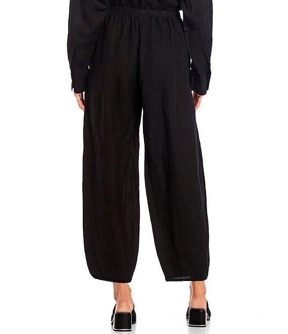 Bryn Walker Olivier Light Linen Ankle Lantern Coordinating Pull-On Pants Product Image