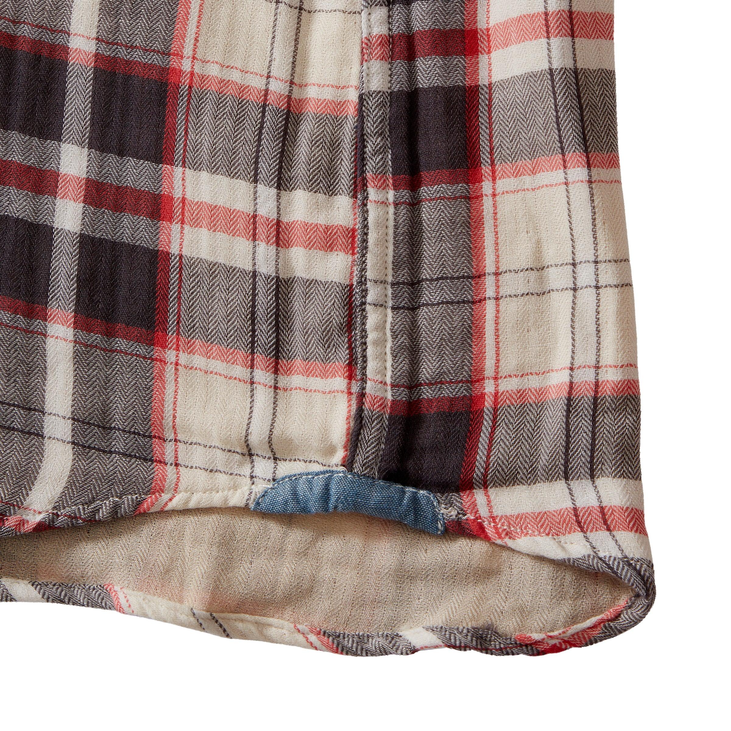 Rookley Double Cloth Shirt - Charcoal Red Plaid (Final Sale)* Product Image