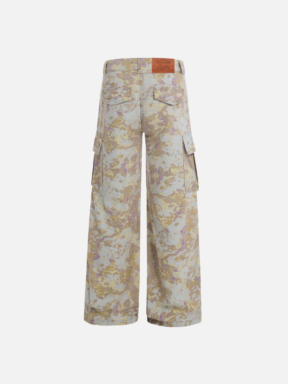 Aelfric Eden Multi Pocket Camouflage Cargo Pants Product Image