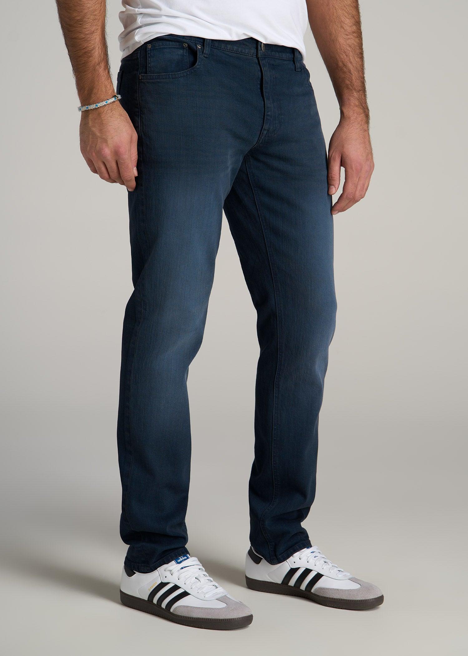 Carman TAPERED Jeans for Tall Men in Faded Blue Black Male Product Image