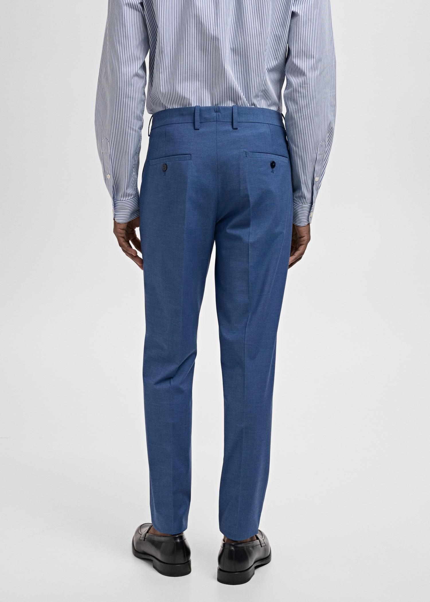 Stretch fabric super slim-fit suit trousers - Men | MANGO USA Product Image