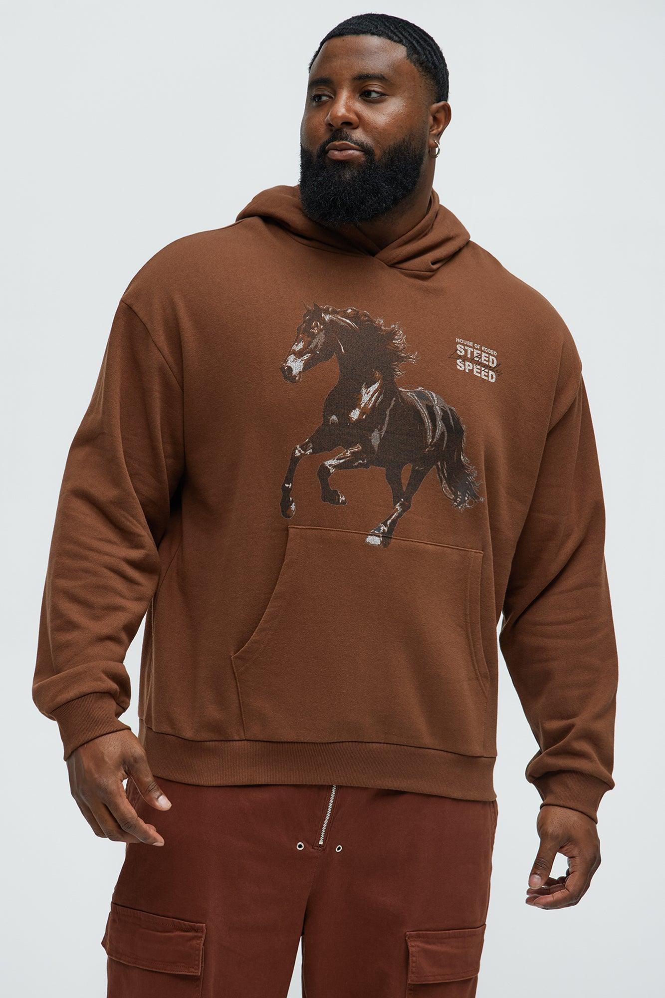 Steed Speed Hoodie - Brown Product Image
