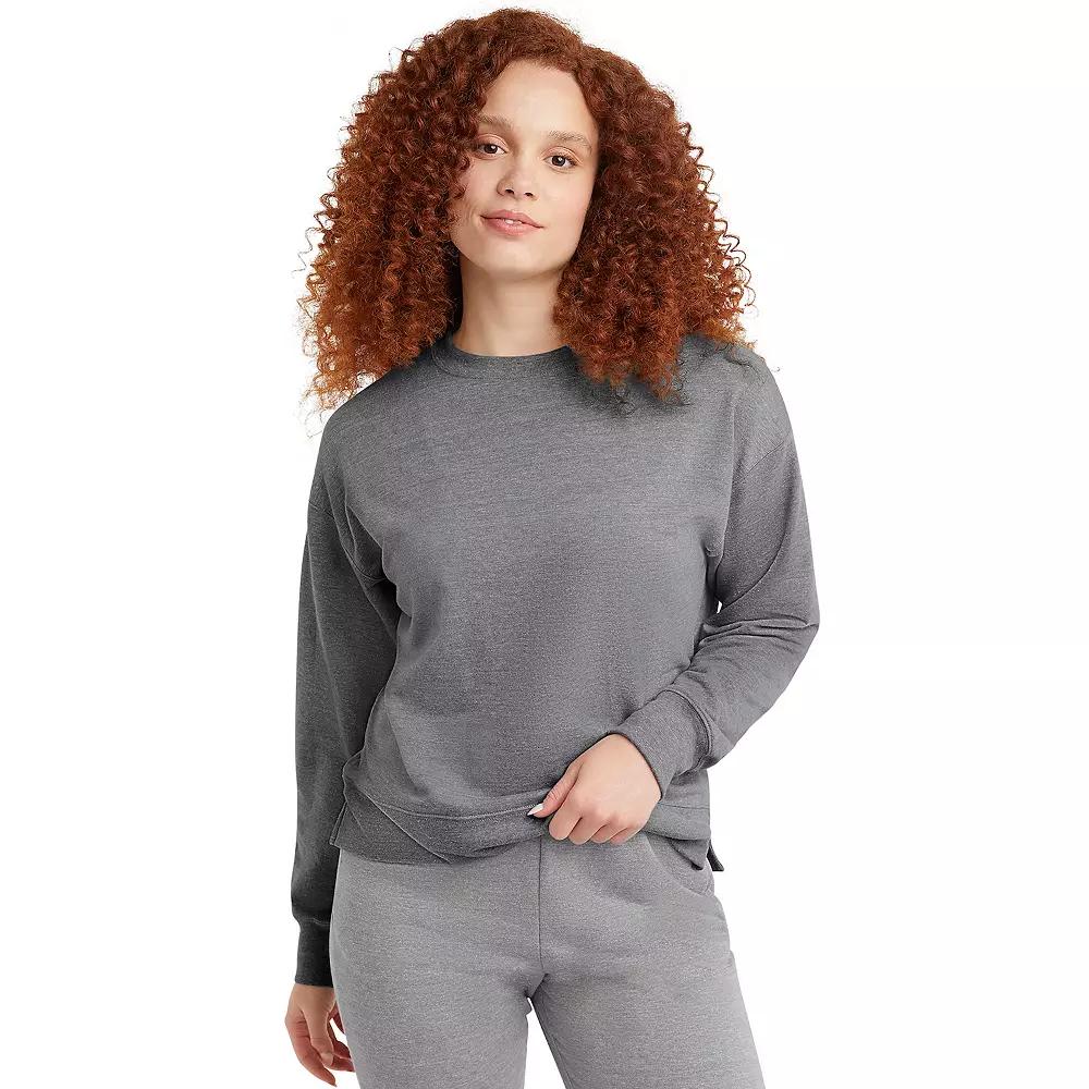 Women's Hanes Originals French Terry Sweatshirt,  Product Image