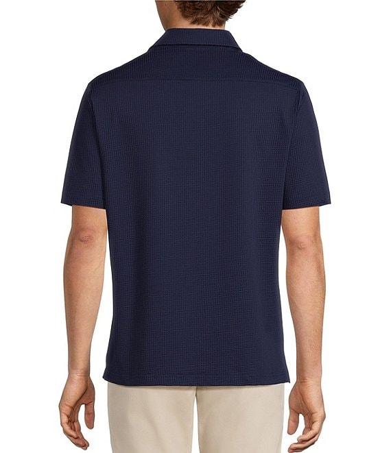 Hart Schaffner Marx Luxury Performance The Driver Short Sleeve Solid Button Front Shirt Product Image