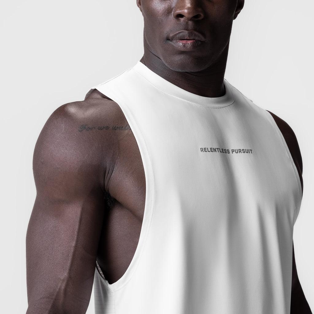 0837. 3D-Lite® 2.0 Lycra® Muscle Tank - White "RP" Product Image