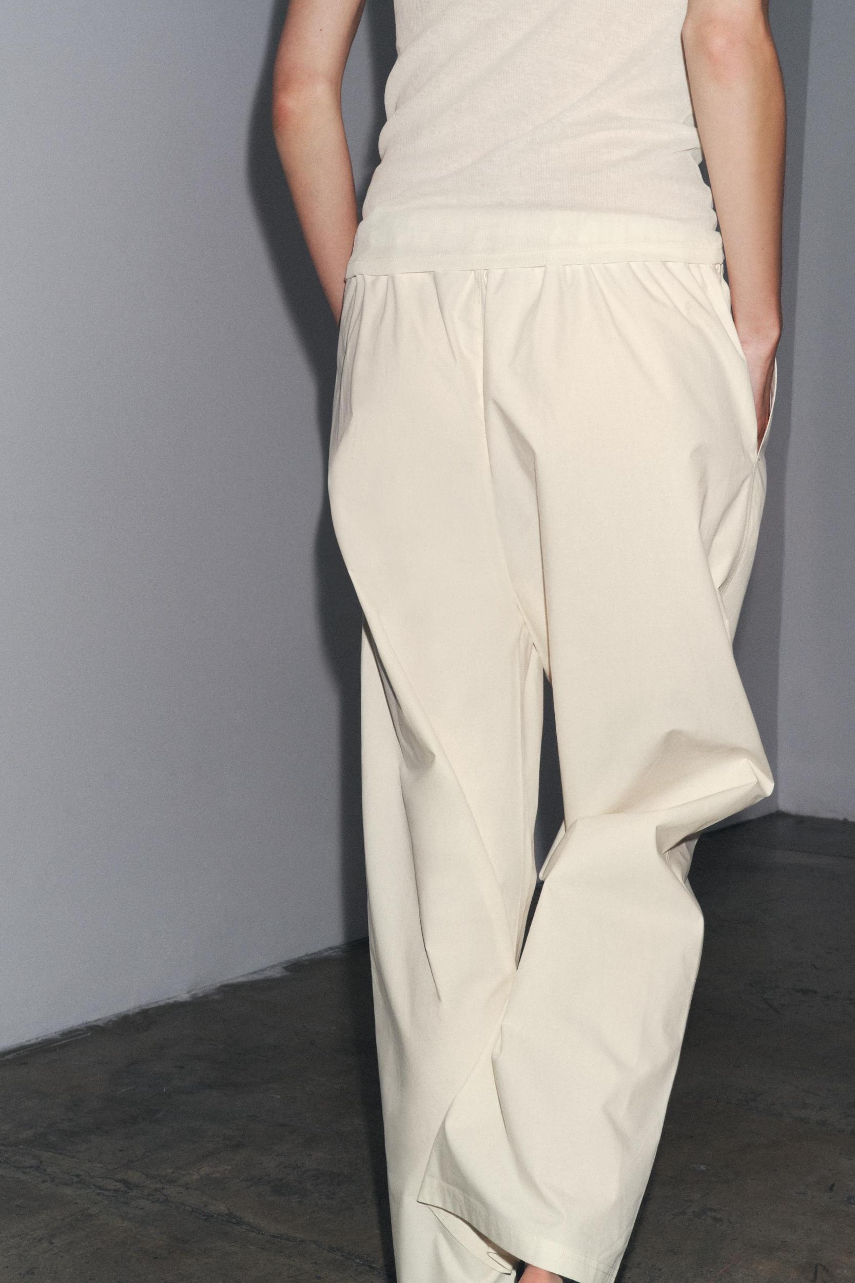 POPLIN PAJAMA PANTS Product Image