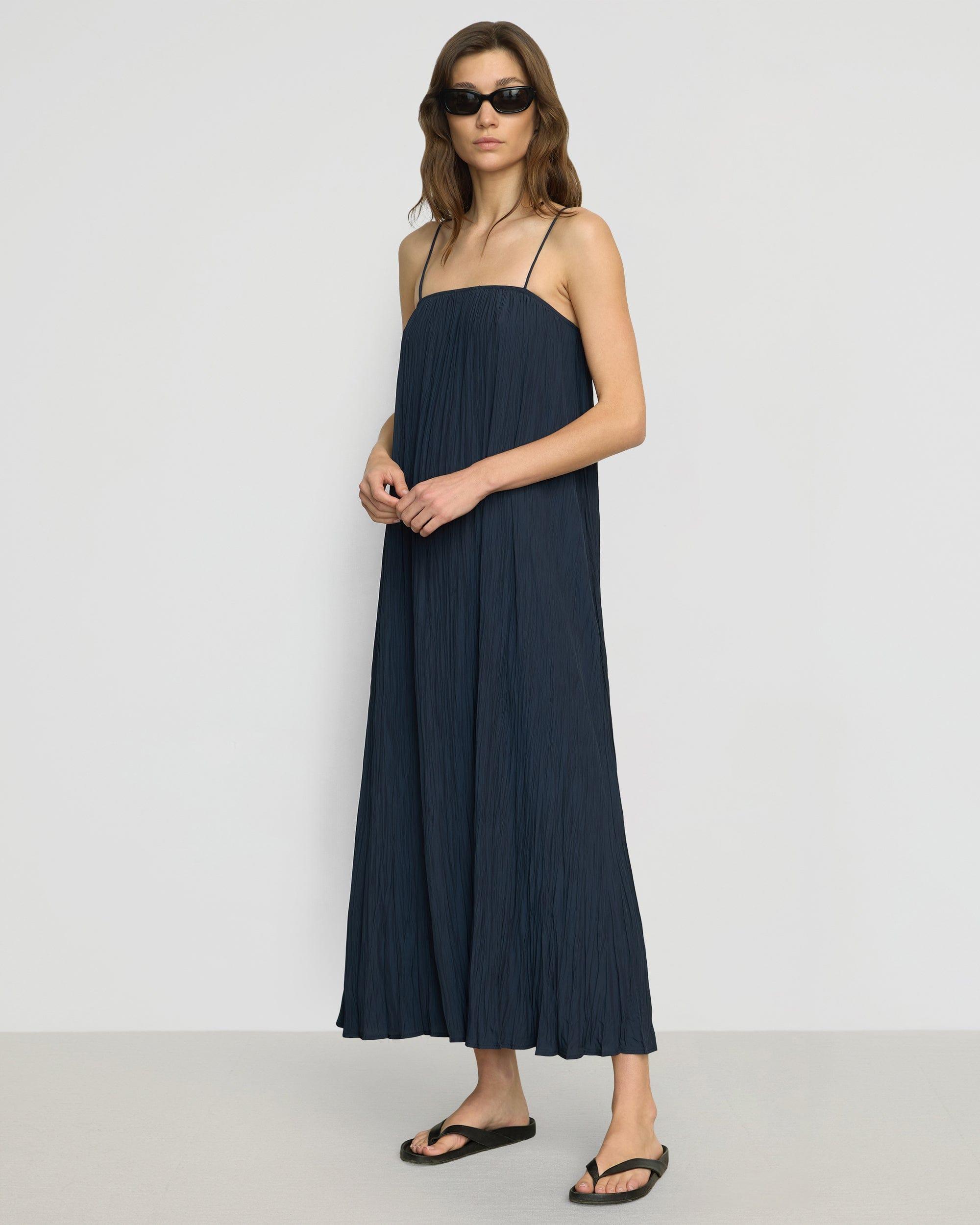 Solange Crinkled Maxi Dress Product Image