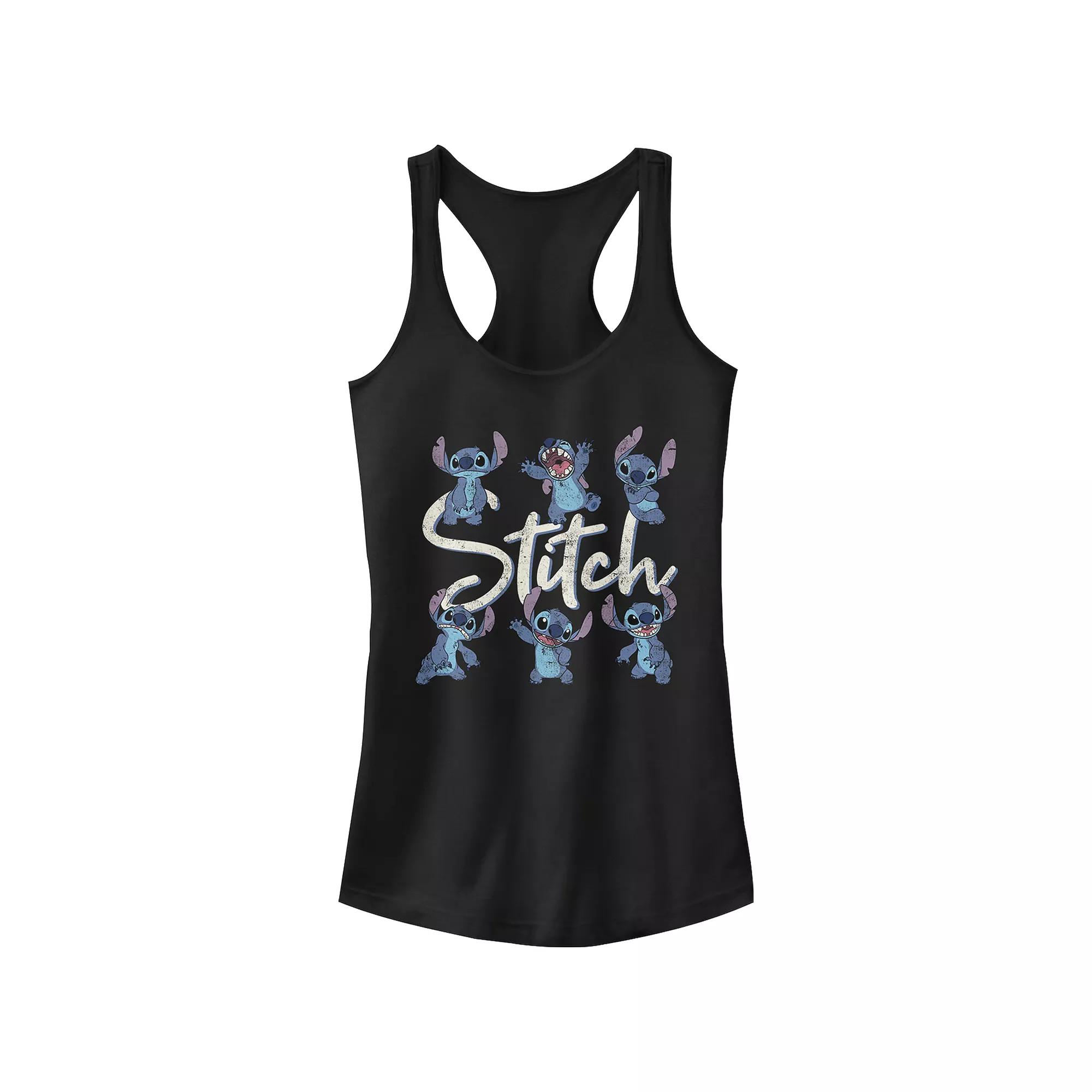 Juniors' Disney's Lilo & Stitch Poses Of Stitch Tank Top, Women's,  Product Image
