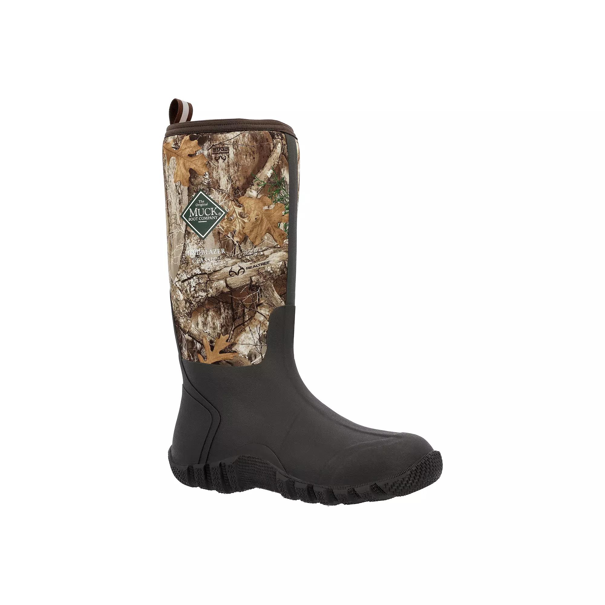 Muck Realtree Edge Fieldblazer Mens Waterproof Boots Green Product Image