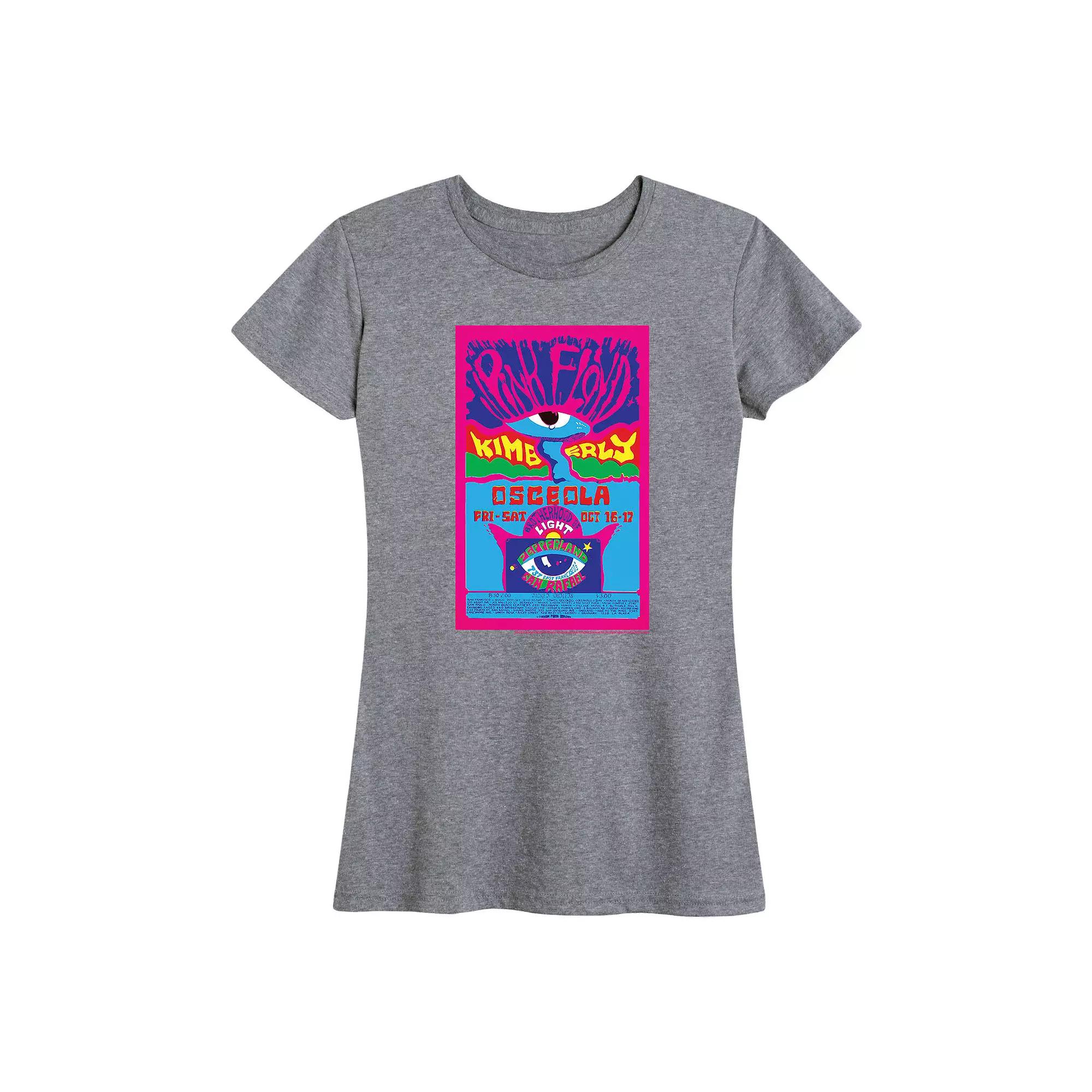 Women's Pink Floyd Pepperland Poster Graphic Tee, Girl's,  Product Image