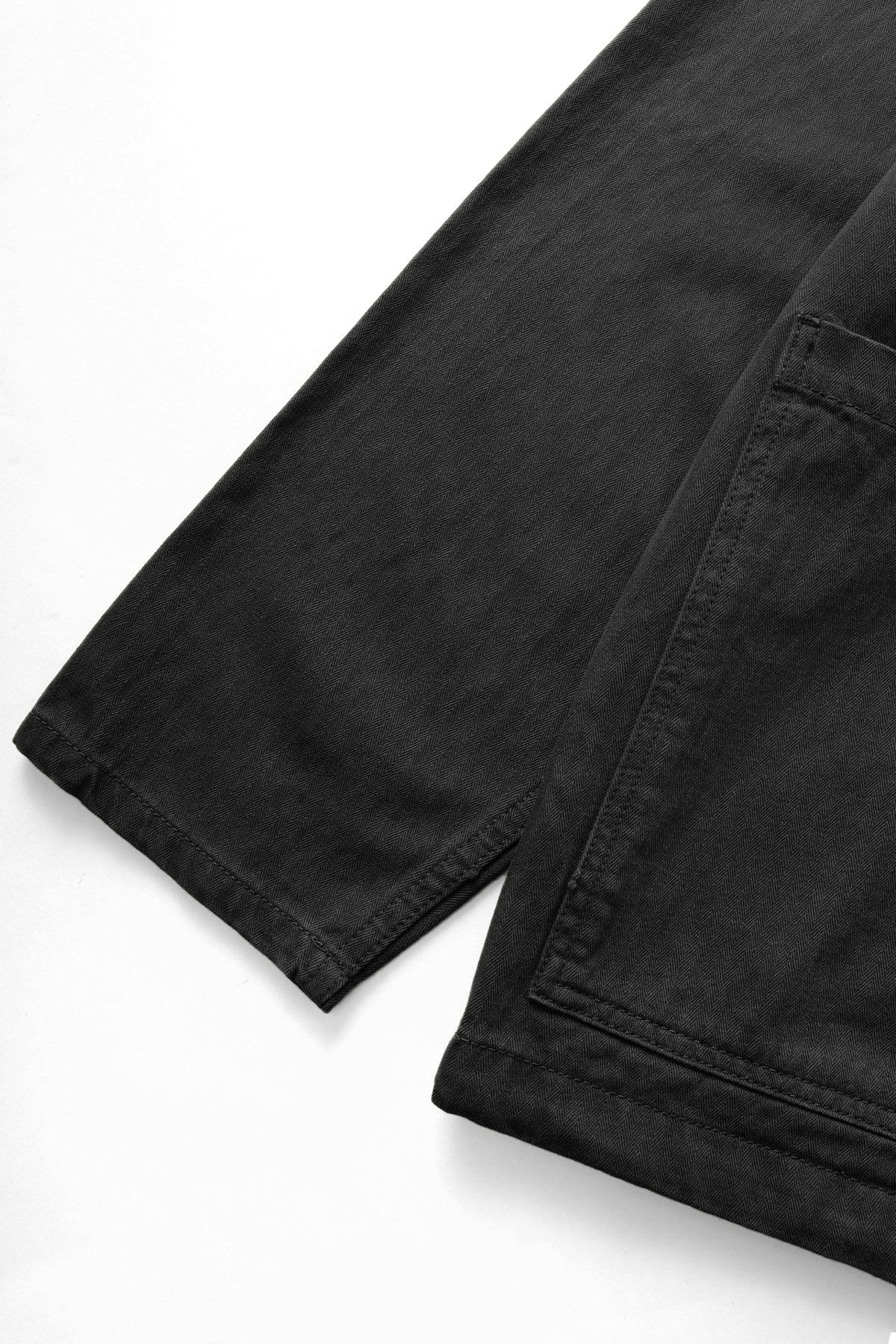 Herringbone Market Smock - Black Product Image