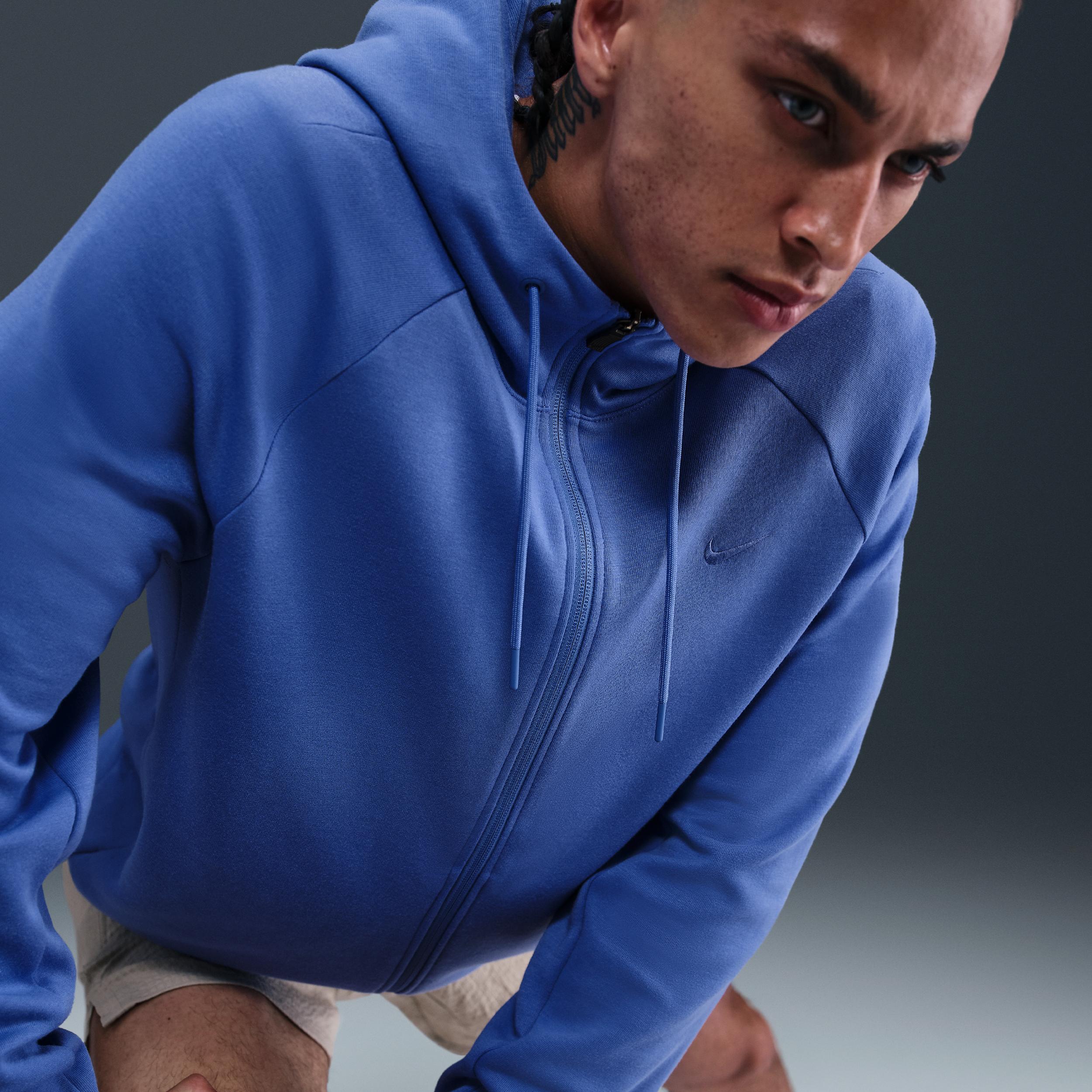 Nike Mens Primary Fleece Dri-FIT UV Full-Zip Performance Hoodie | FZ0967-411 Product Image
