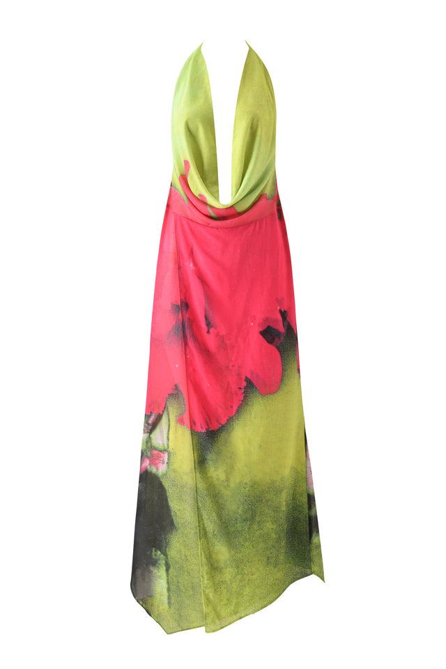 SAMANTHA MAXI DRESS - ORCHID PRINT Product Image