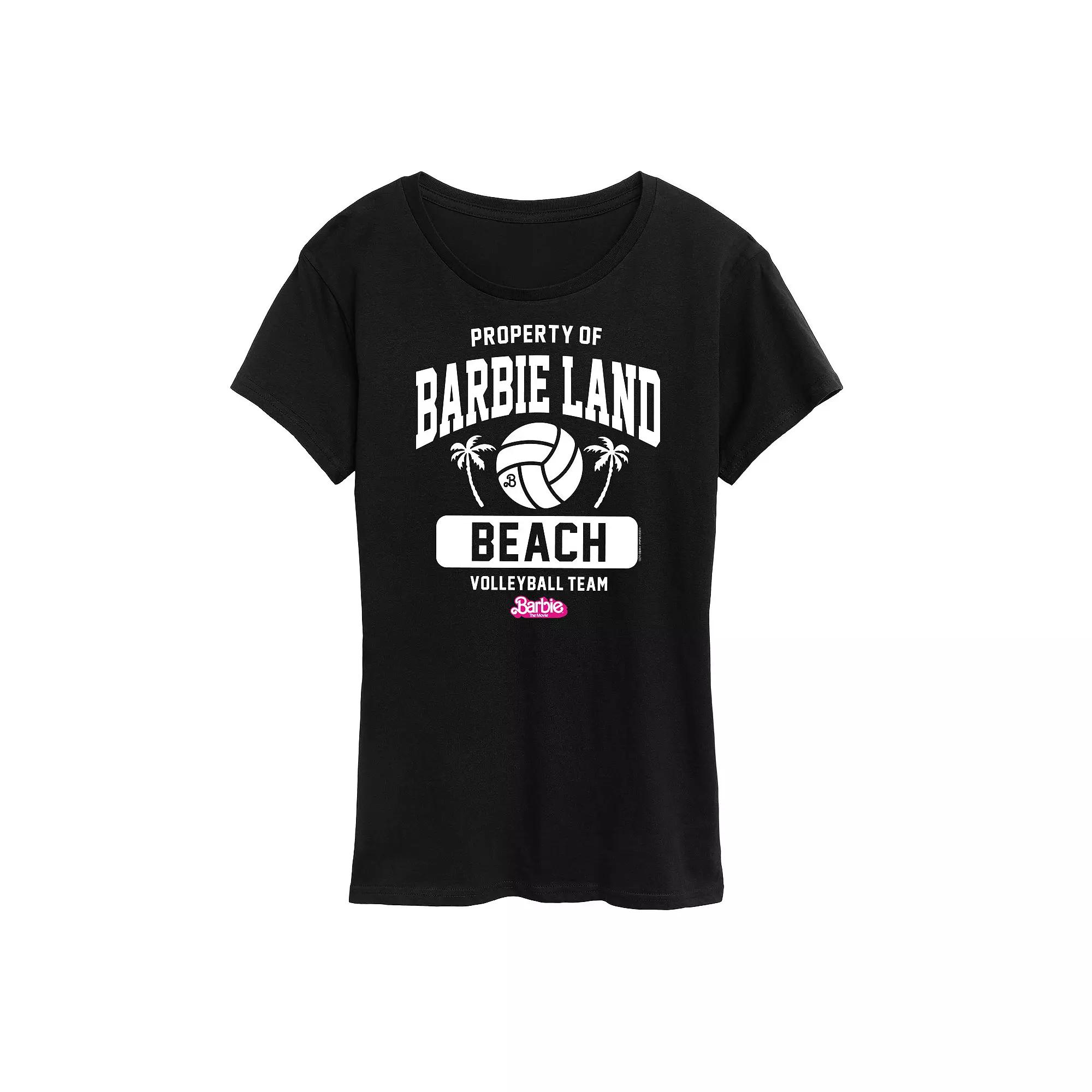 Juniors' Barbie™ The Movie Property Of Barbie Land Beach Volleyball Team Graphic Tee, Girl's,  Product Image