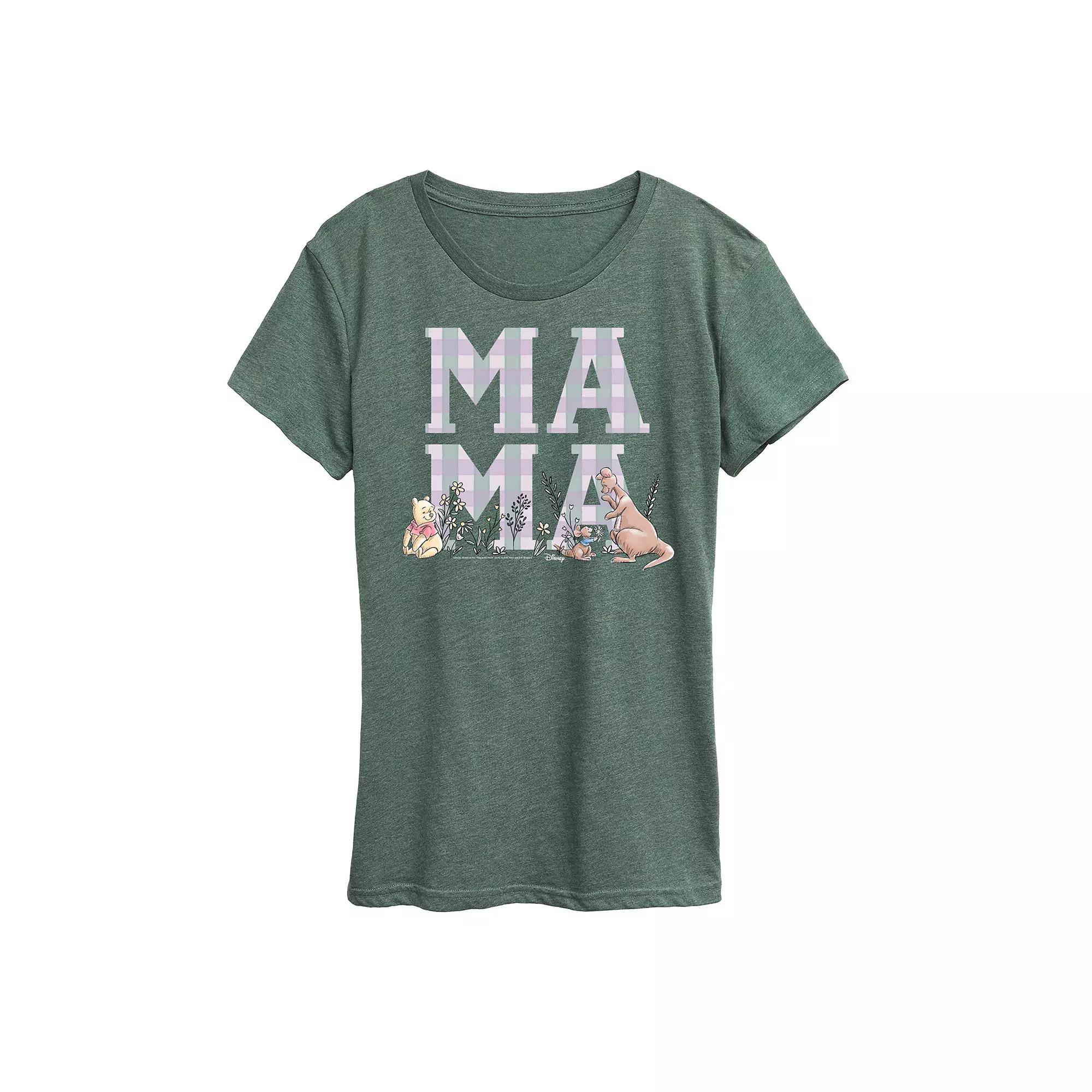 Disney's Minnie Mouse Women's Mama Grid Graphic Tee,  Product Image