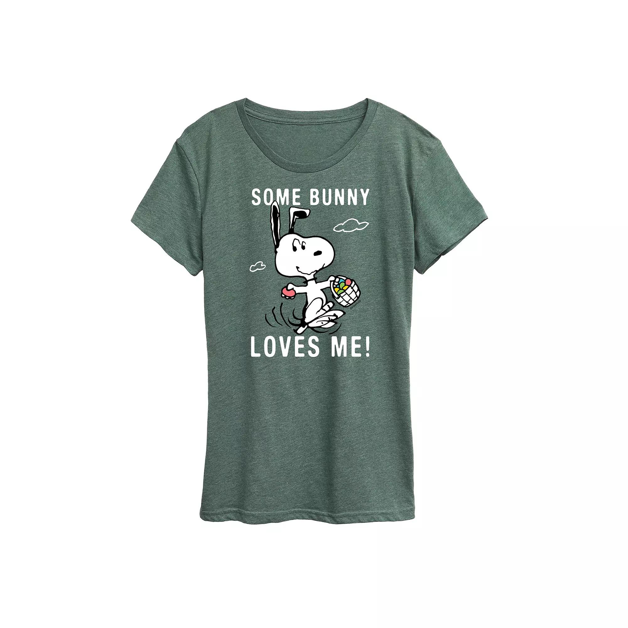 Women's Peanuts Snoopy Some Bunny Graphic Tee,  Product Image