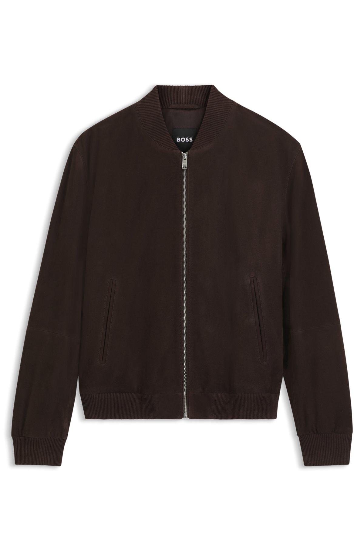 Regular-fit jacket in suede Product Image