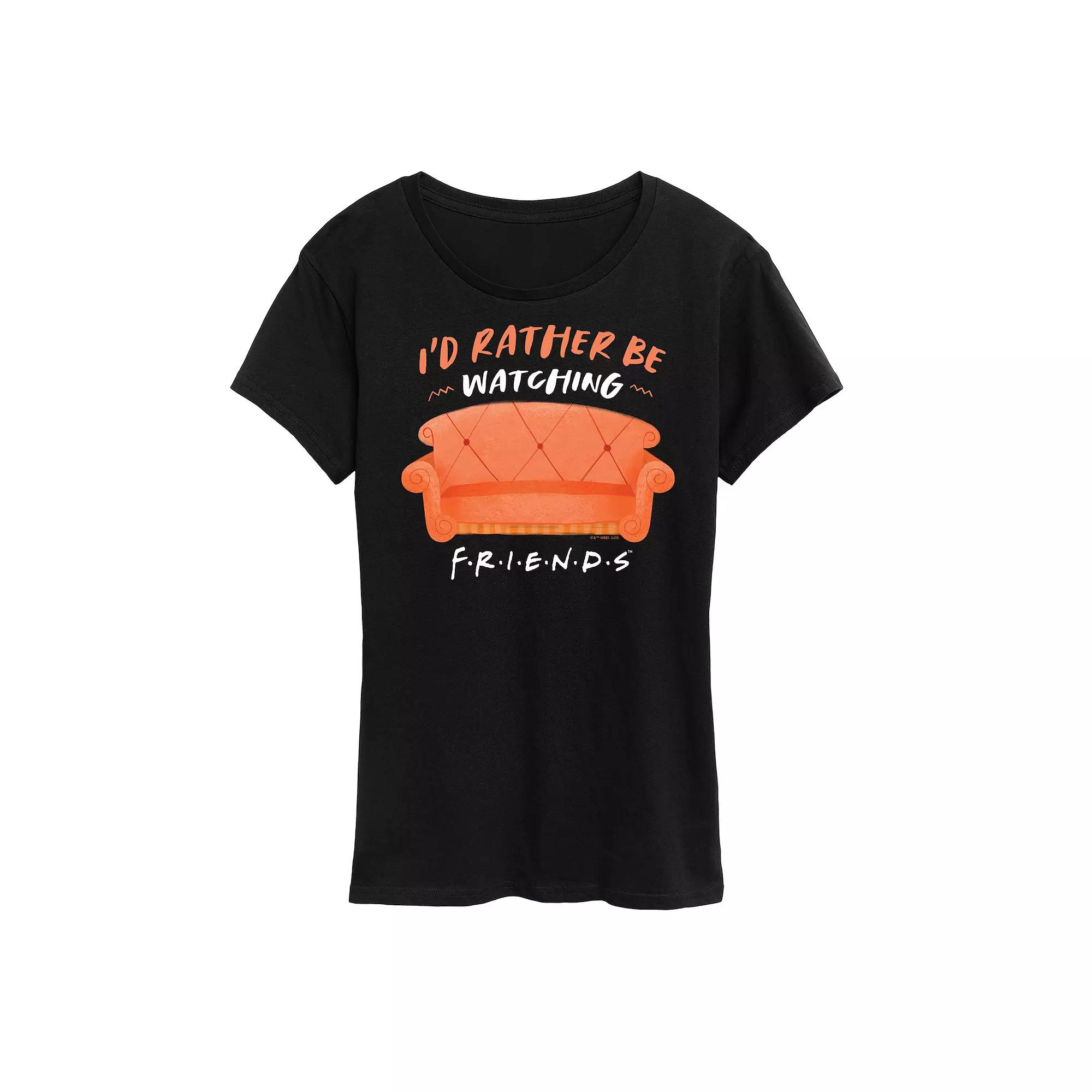 Women's Friends I'd Rather Be Watching Graphic Tee,  Product Image