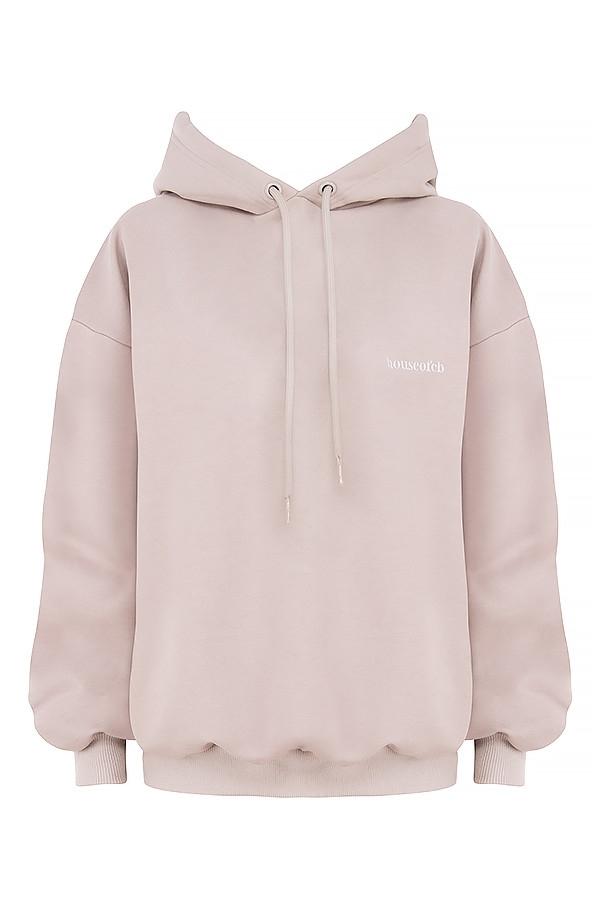 Halo  stone cotton fleece-back oversized hoodie - sale Product Image