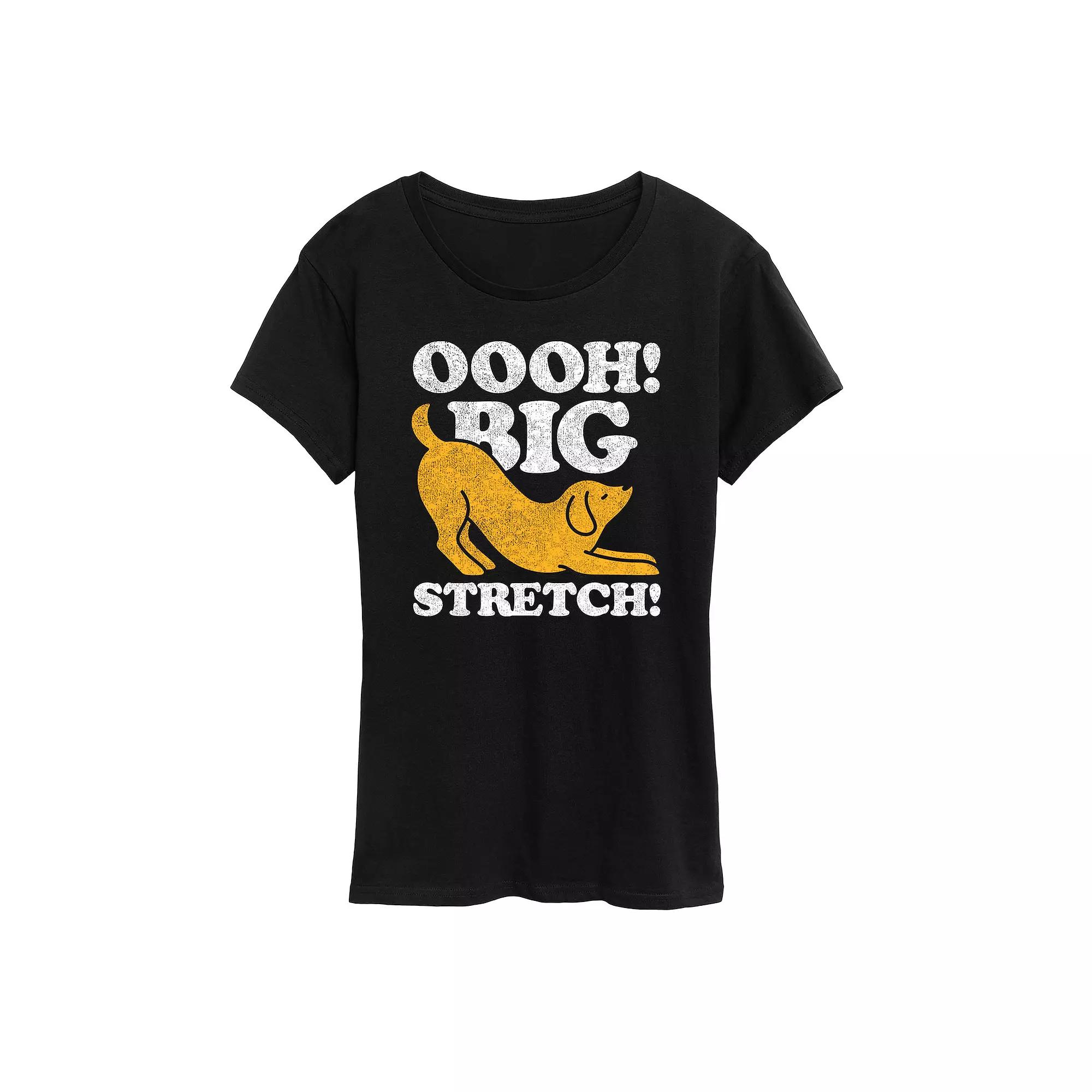Women's Dog Oooh Big Stretch Graphic Tee,  Product Image